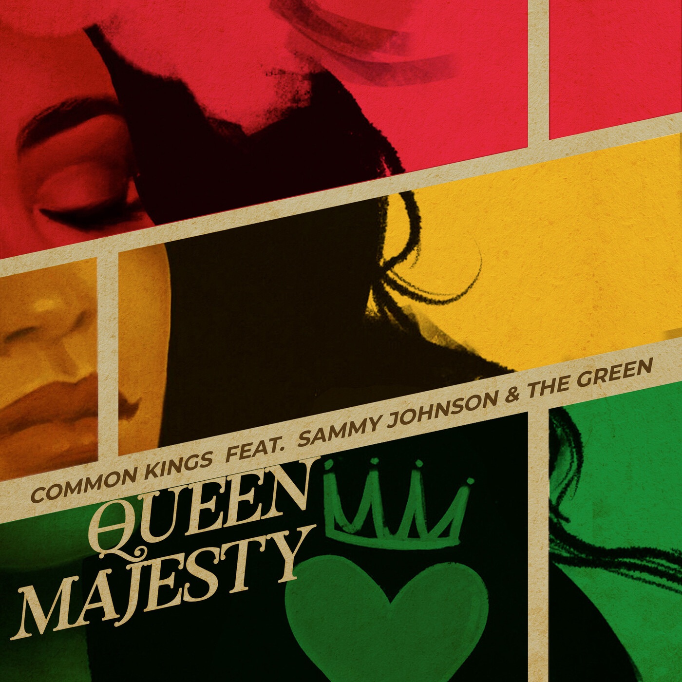 Queen Majesty (feat. Sammy Johnson & The Green) - Single album cover