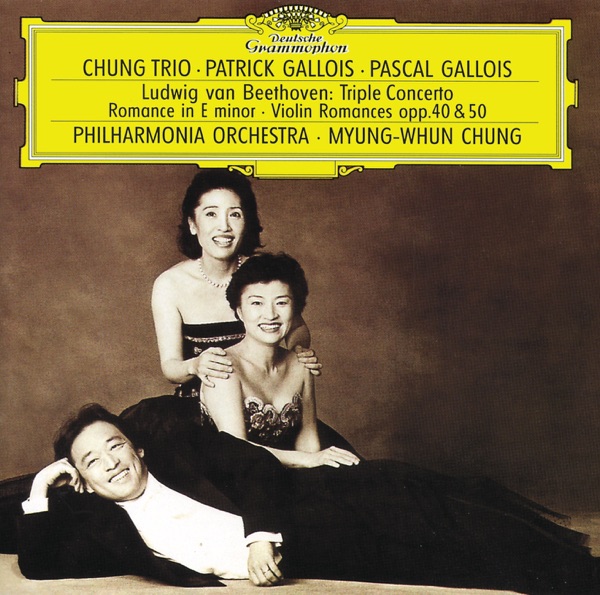 Beethoven: Triple Concerto, Romance in E Minor & Violin Romances Opp. 40 & 50 album cover