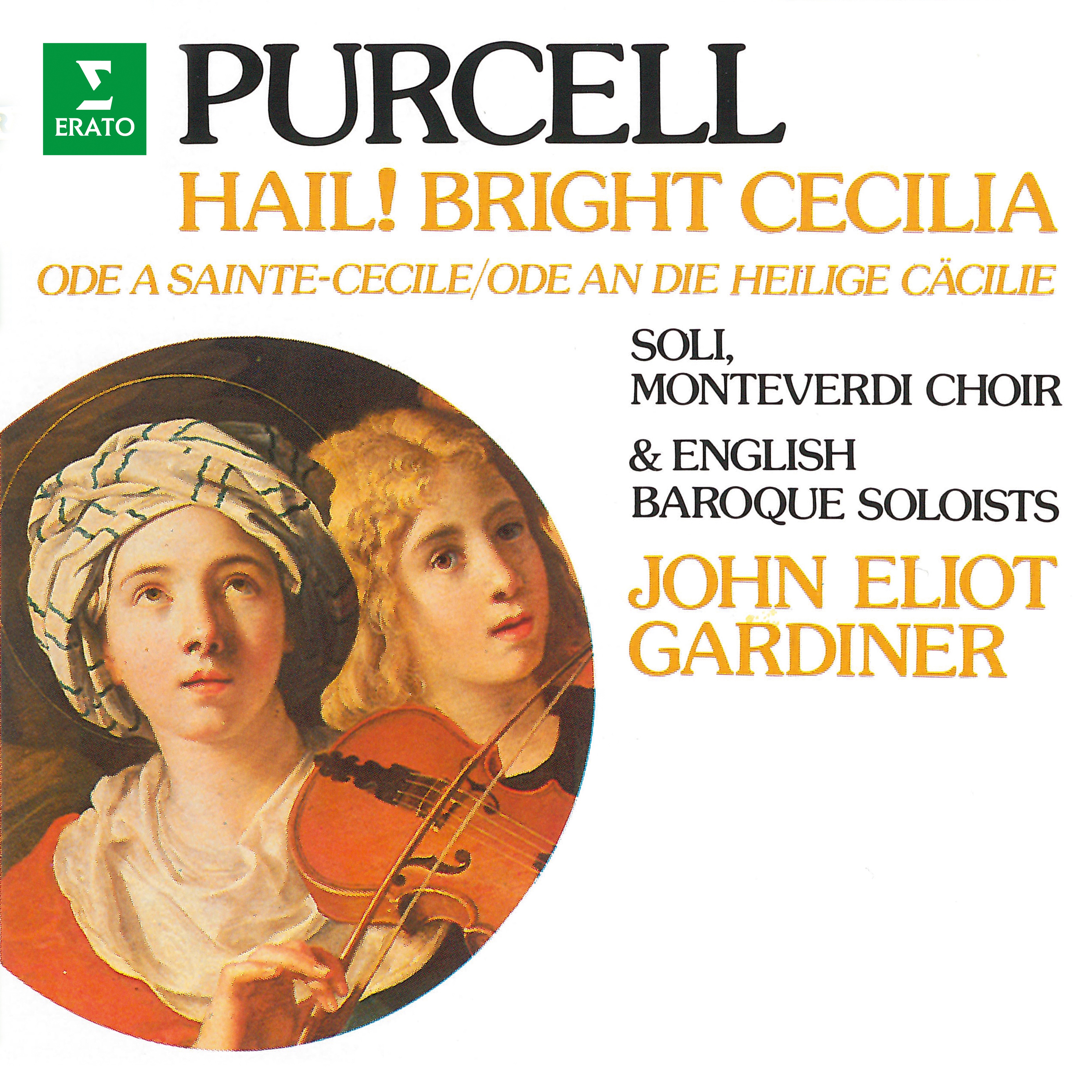 Purcell: Hail! Bright Cecilia, Z. 328 "Ode to Saint Cecilia" album cover
