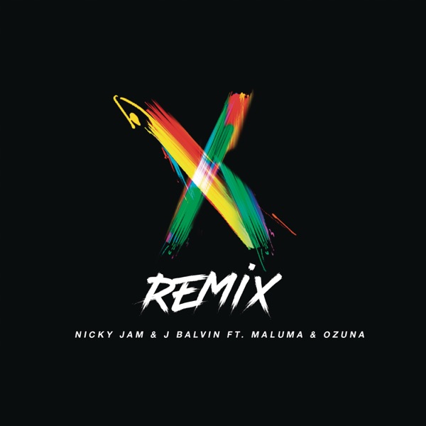 X (Remix) [feat. Maluma & Ozuna] - Single album cover