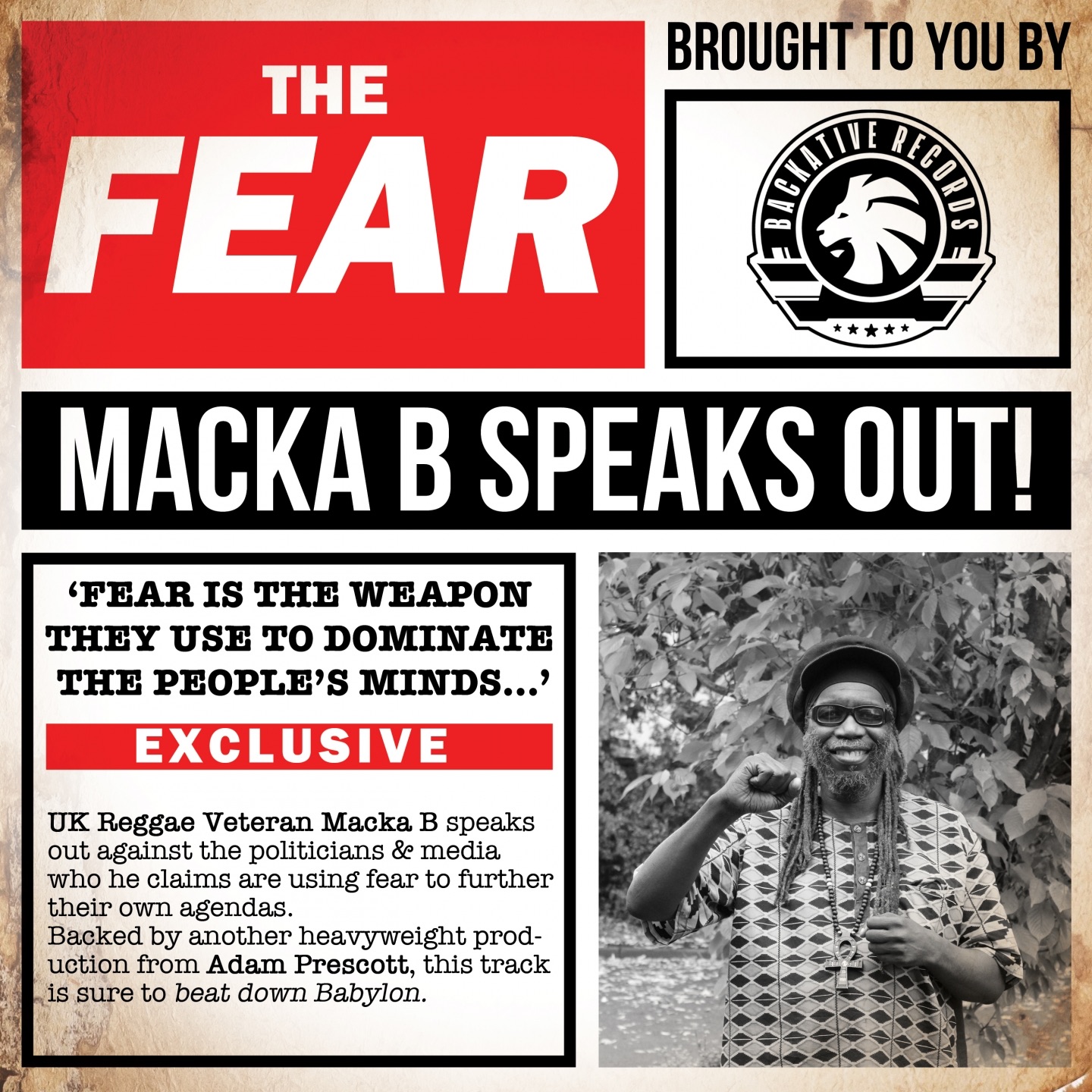 Fear / Fear (Dub) [feat. Macka B] - Single album cover