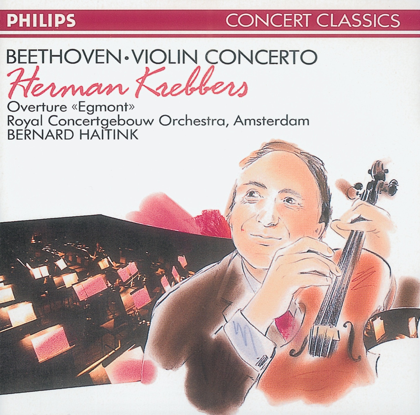 Beethoven: Violin Concerto & Egmont Overture album cover