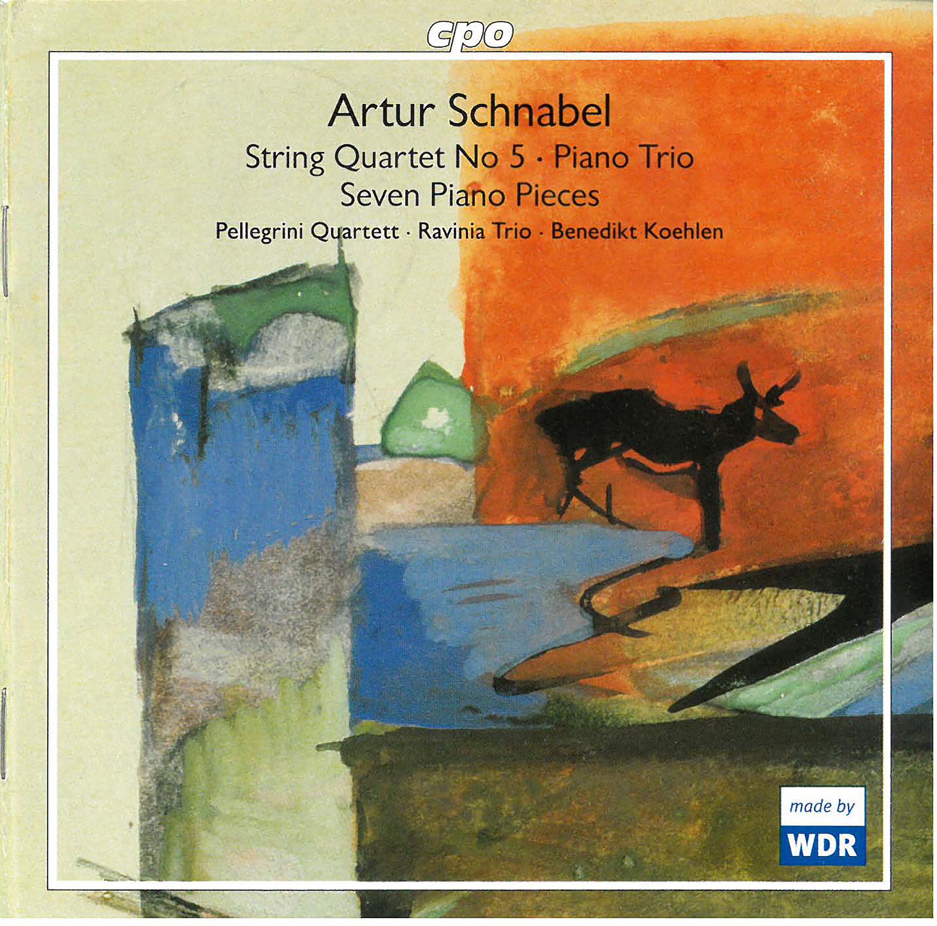 Schnabel: String Quartet No. 5, String Trio & 7 Piano Pieces album cover