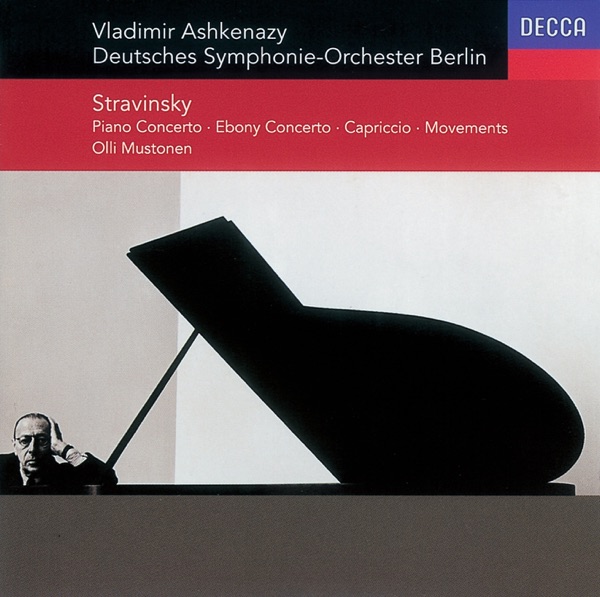 Stravinsky: Concerto for Piano & Winds - Ebony Concerto - Capriccio - Movements album cover