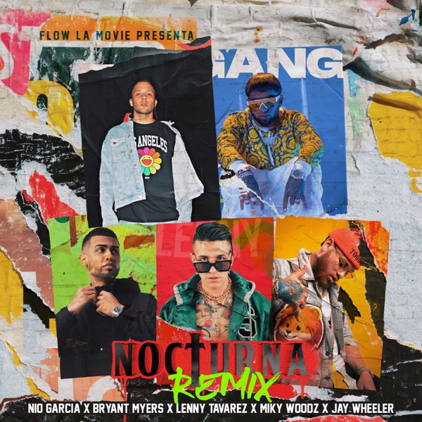 Nocturna (Remix) [feat. Miky Woodz & Jay Wheeler] - Single album cover