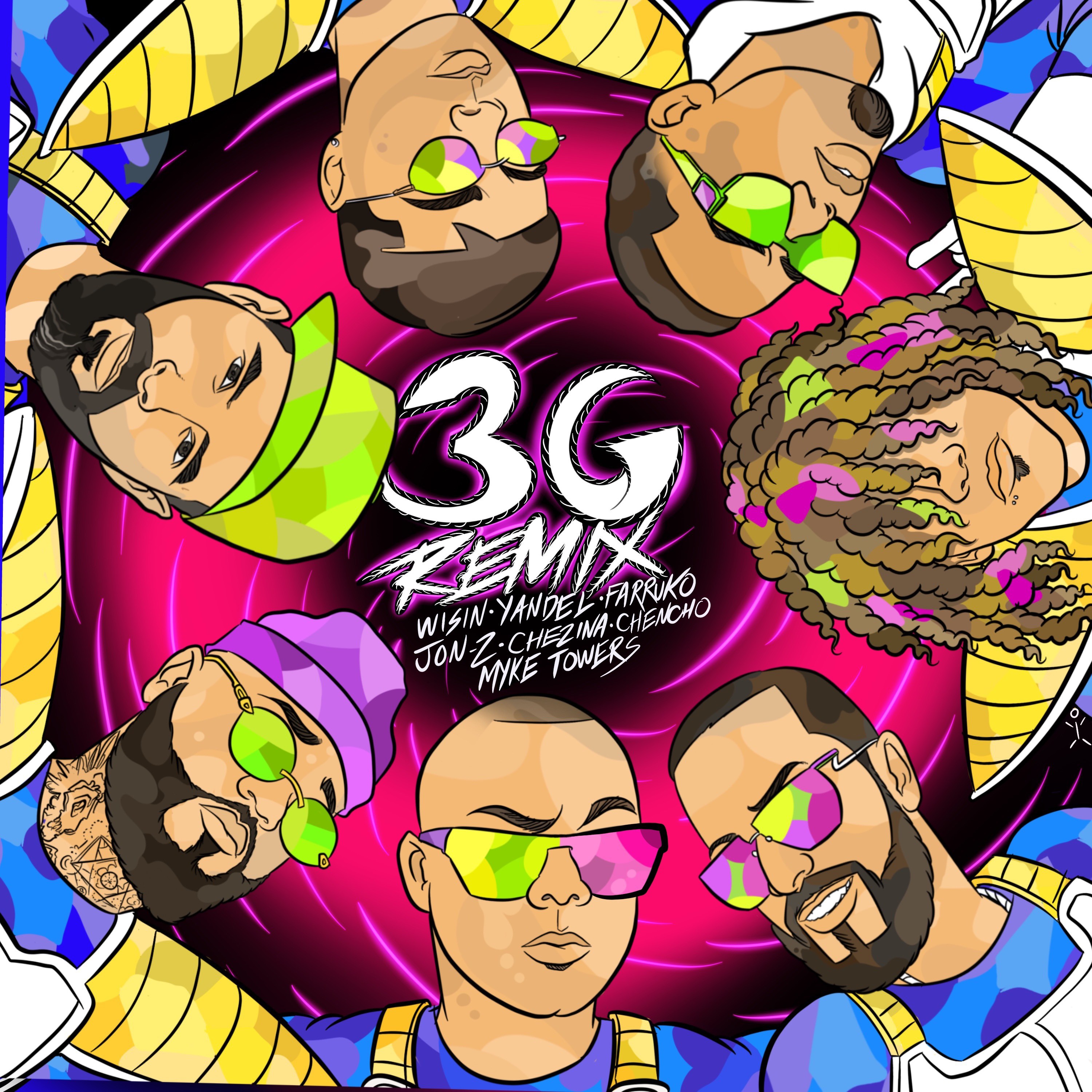 3G (Remix) [feat. Jon Z, Don Chezina, Chencho Corleone & Myke Towers] - Single album cover