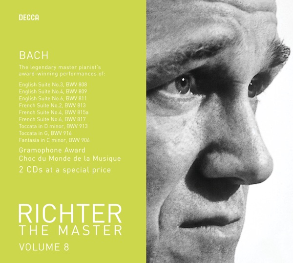 Richter The Master - Bach (2 CDs) album cover