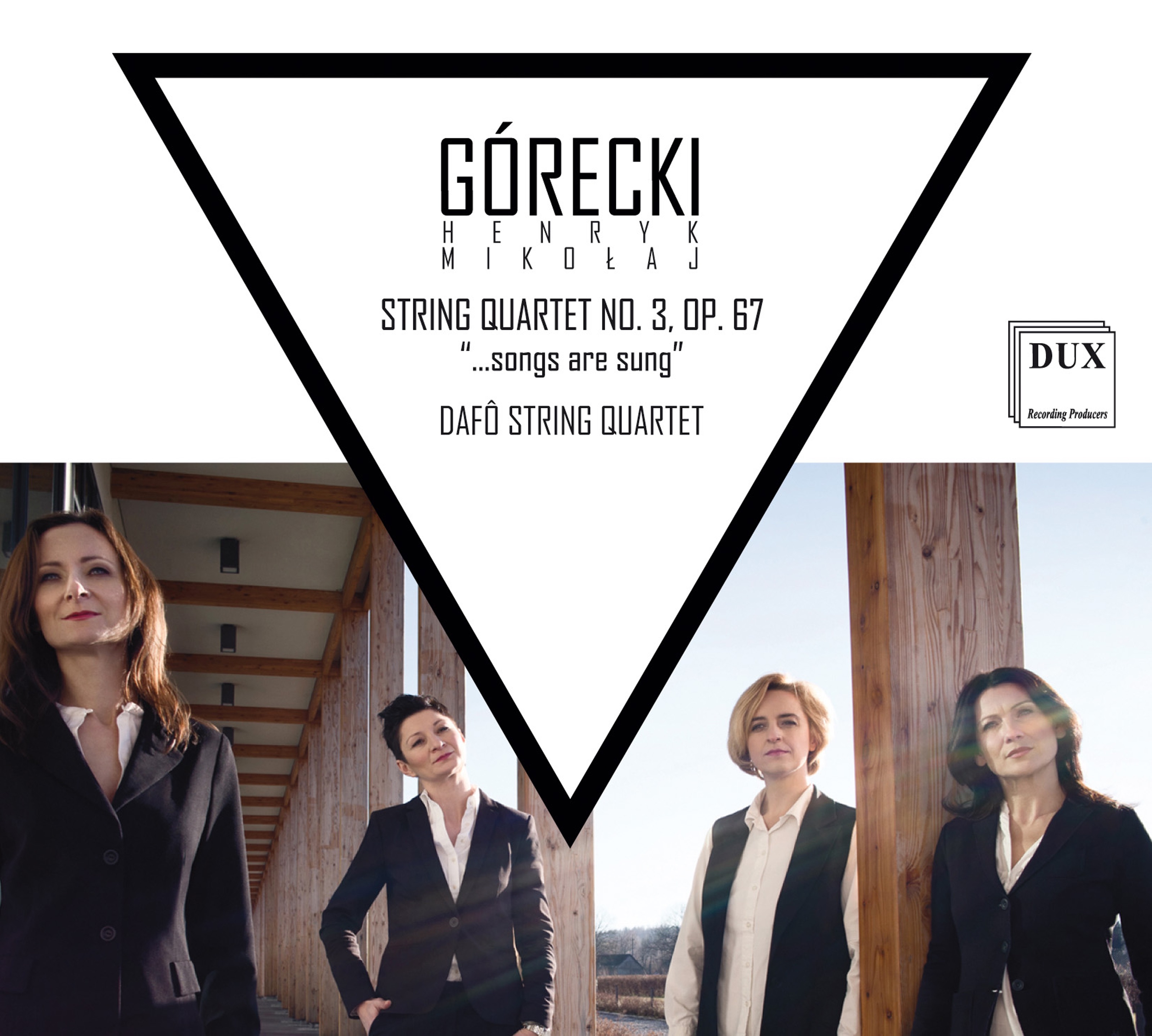 Gorecki: String Quartet No. 3, Op. 67 ".Songs Are Sung" album cover