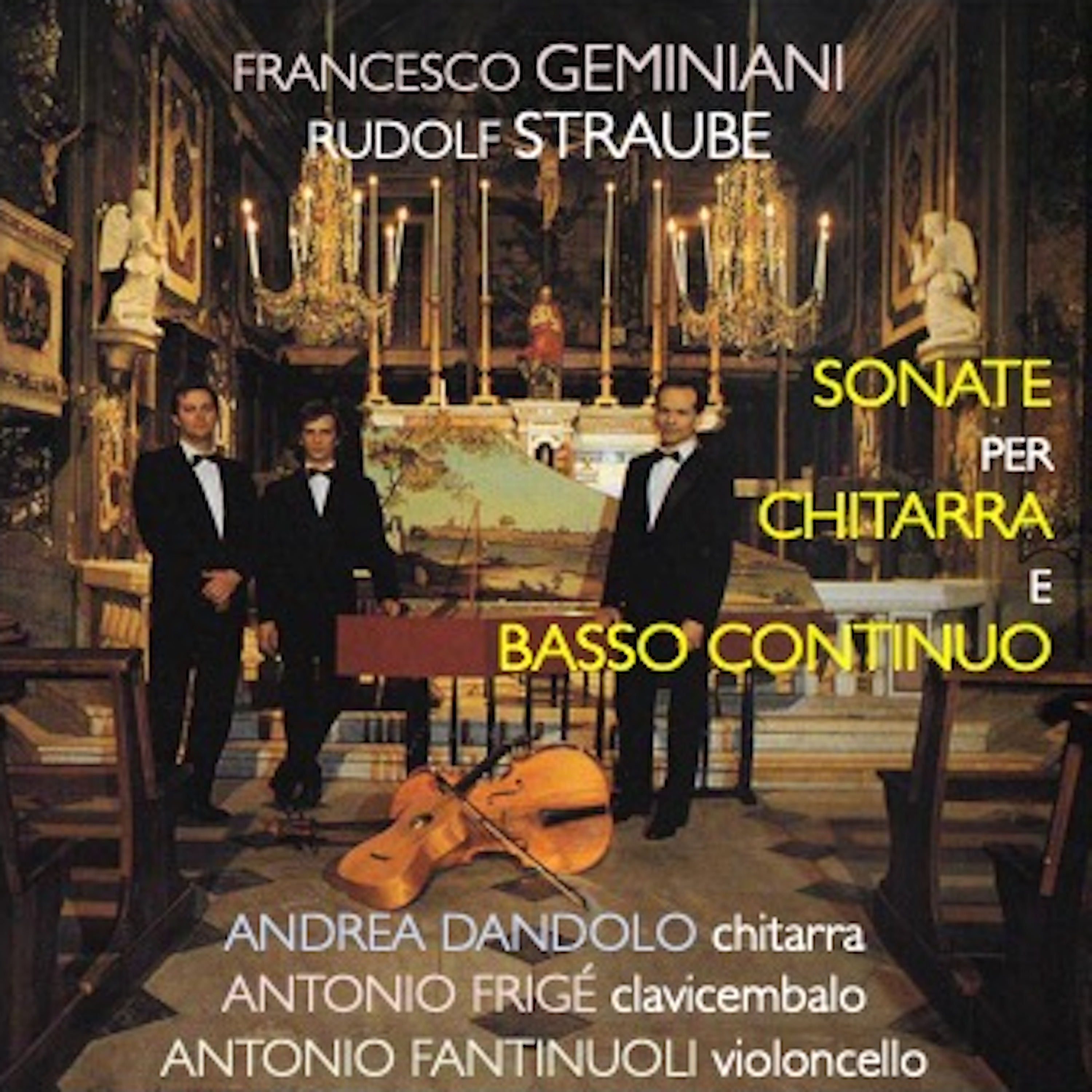 Geminiani, Straube: Sonate per chitarra e basso continuo album cover