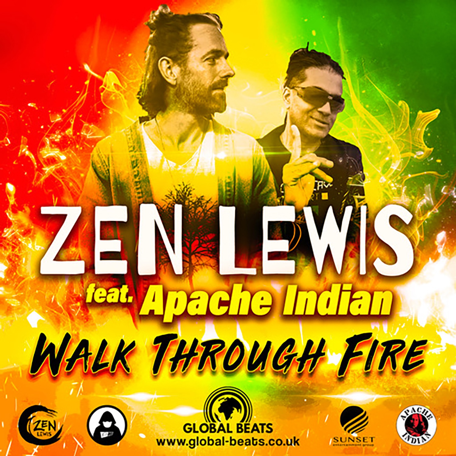 Walk Through Fire (feat. Apache Indian) - Single album cover