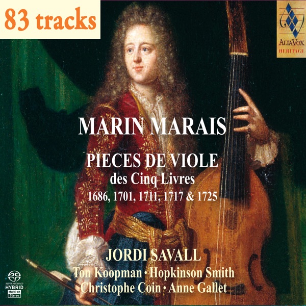 Marin Marais: Pièces de viole des Cinq Livres album cover