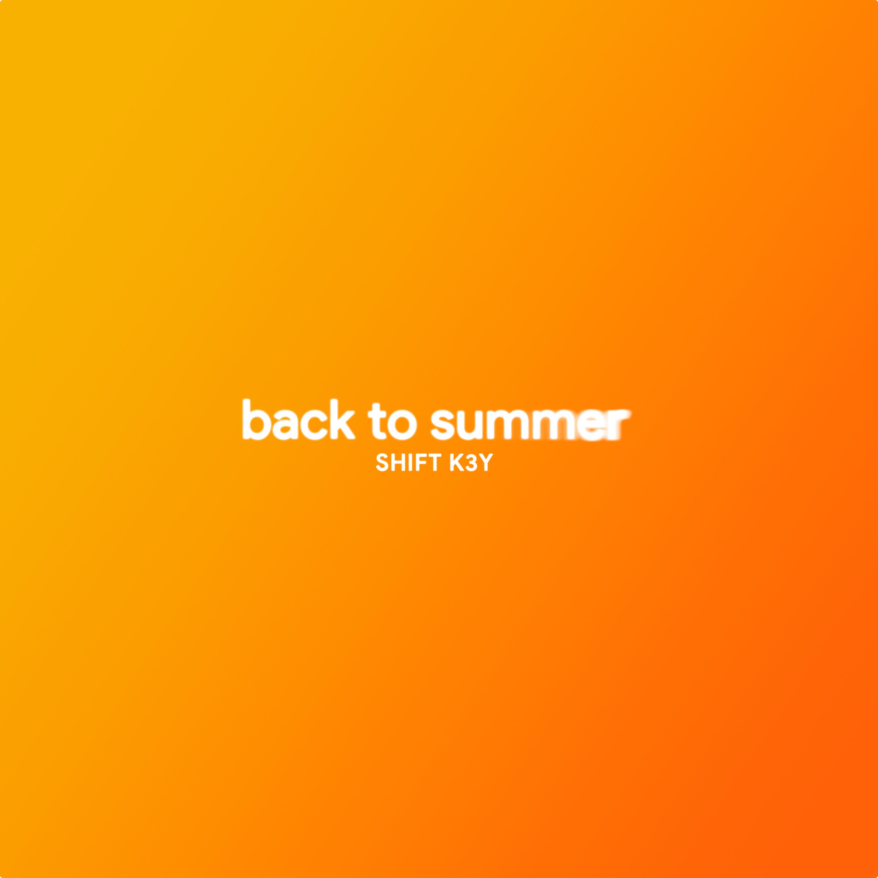Back To Summer - Single album cover