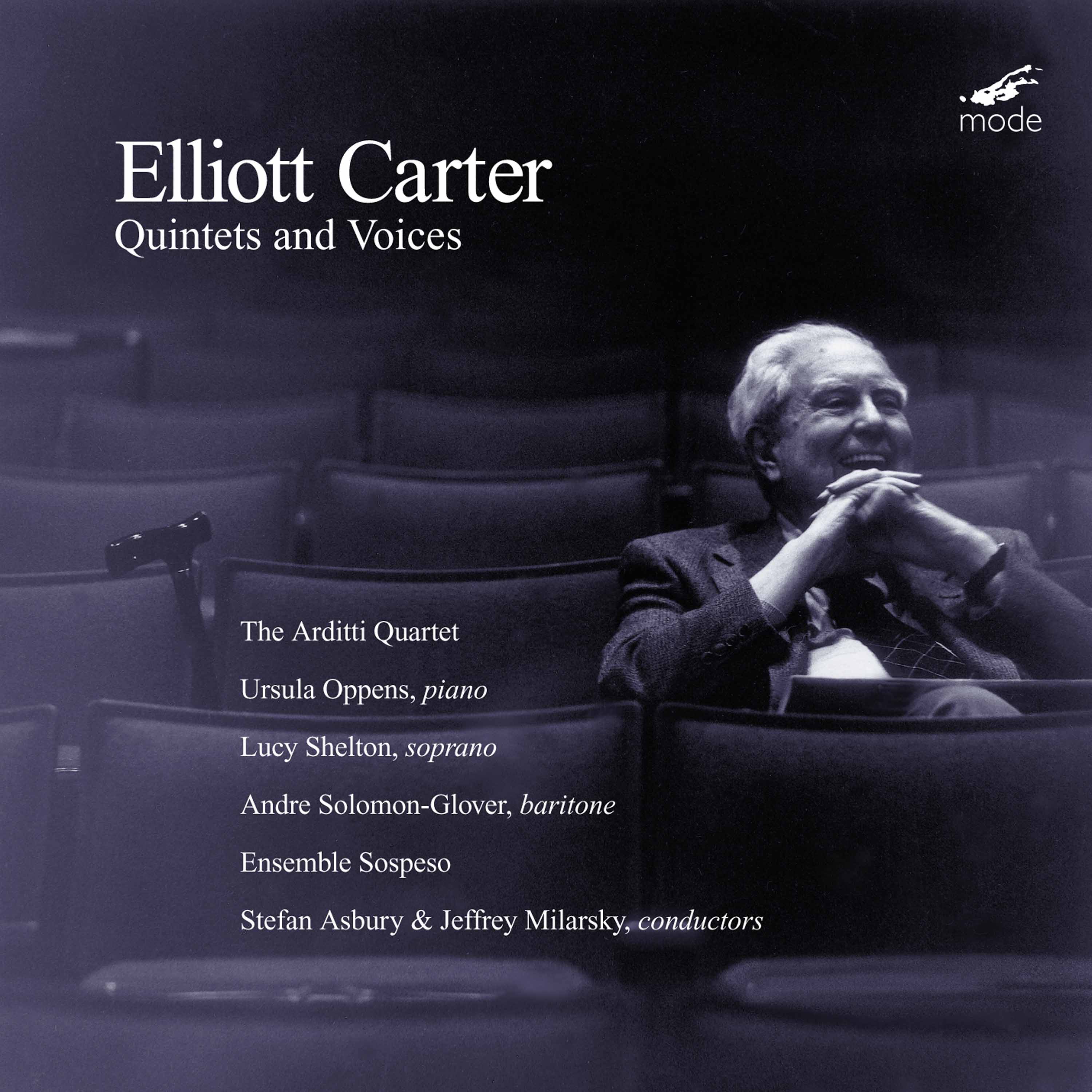 Carter: Quintets & Voices album cover