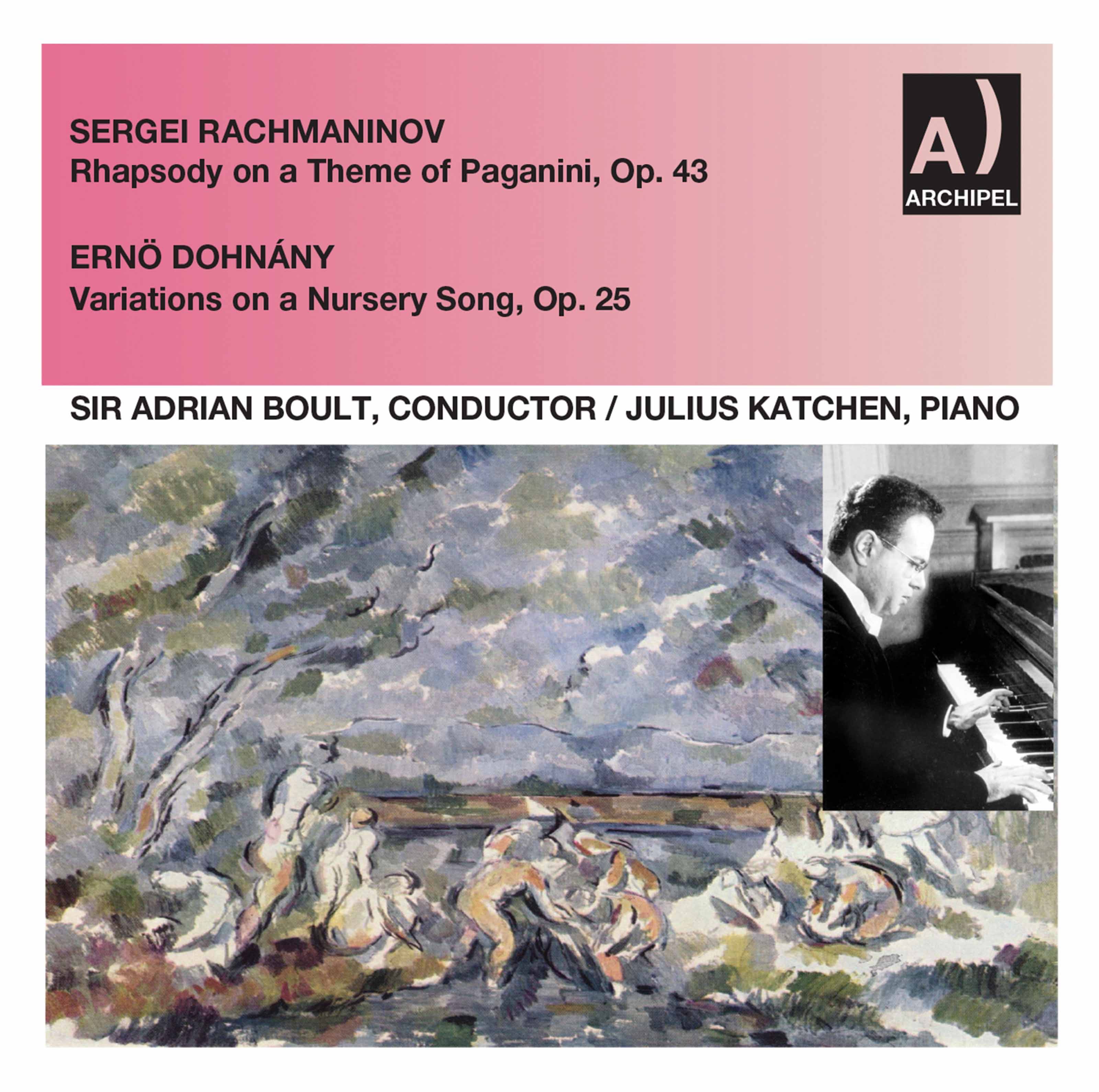 Rachmaninoff: Rhapsody on a Theme of Paganini, Op. 43 - Dohnányi: Variations on a Nursery Tune, Op.  album cover