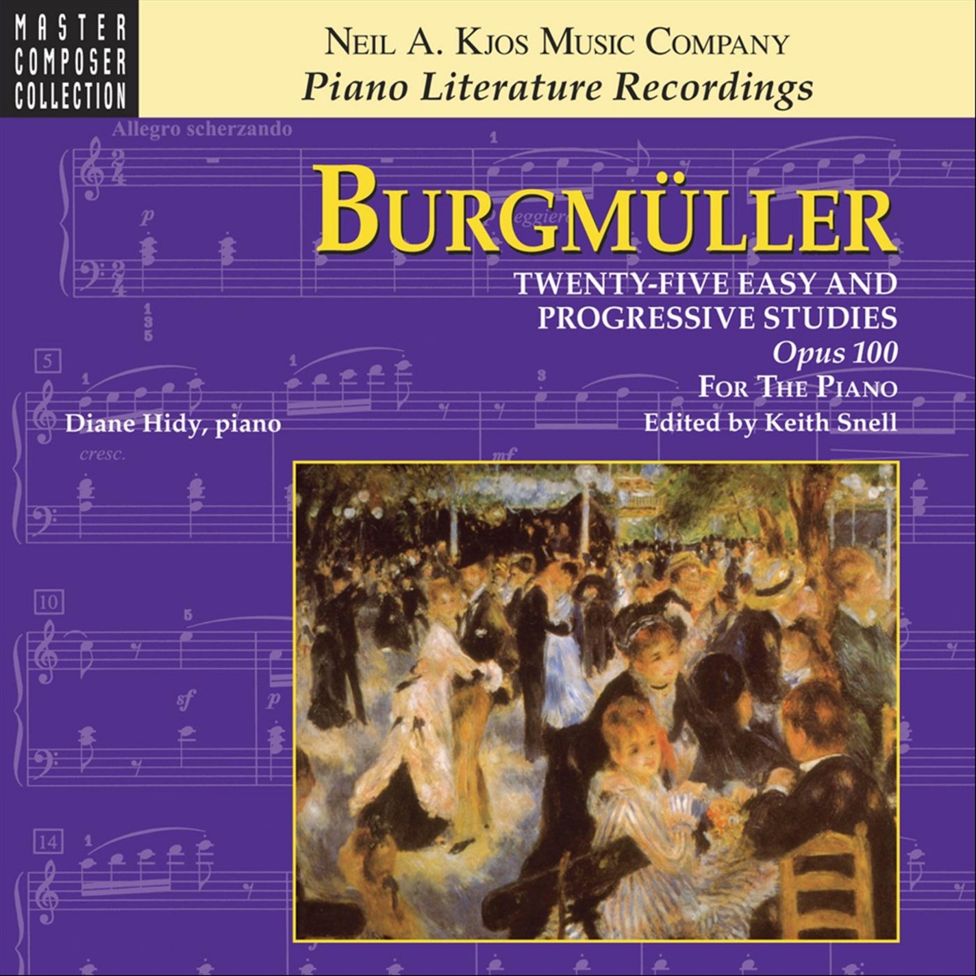Burgmüller: Twenty-Five Easy and Progressive Studies for the Piano, Op. 100 album cover