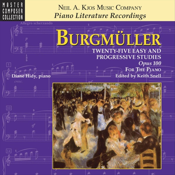 Burgmüller: Twenty-Five Easy and Progressive Studies for the Piano, Op. 100 album cover