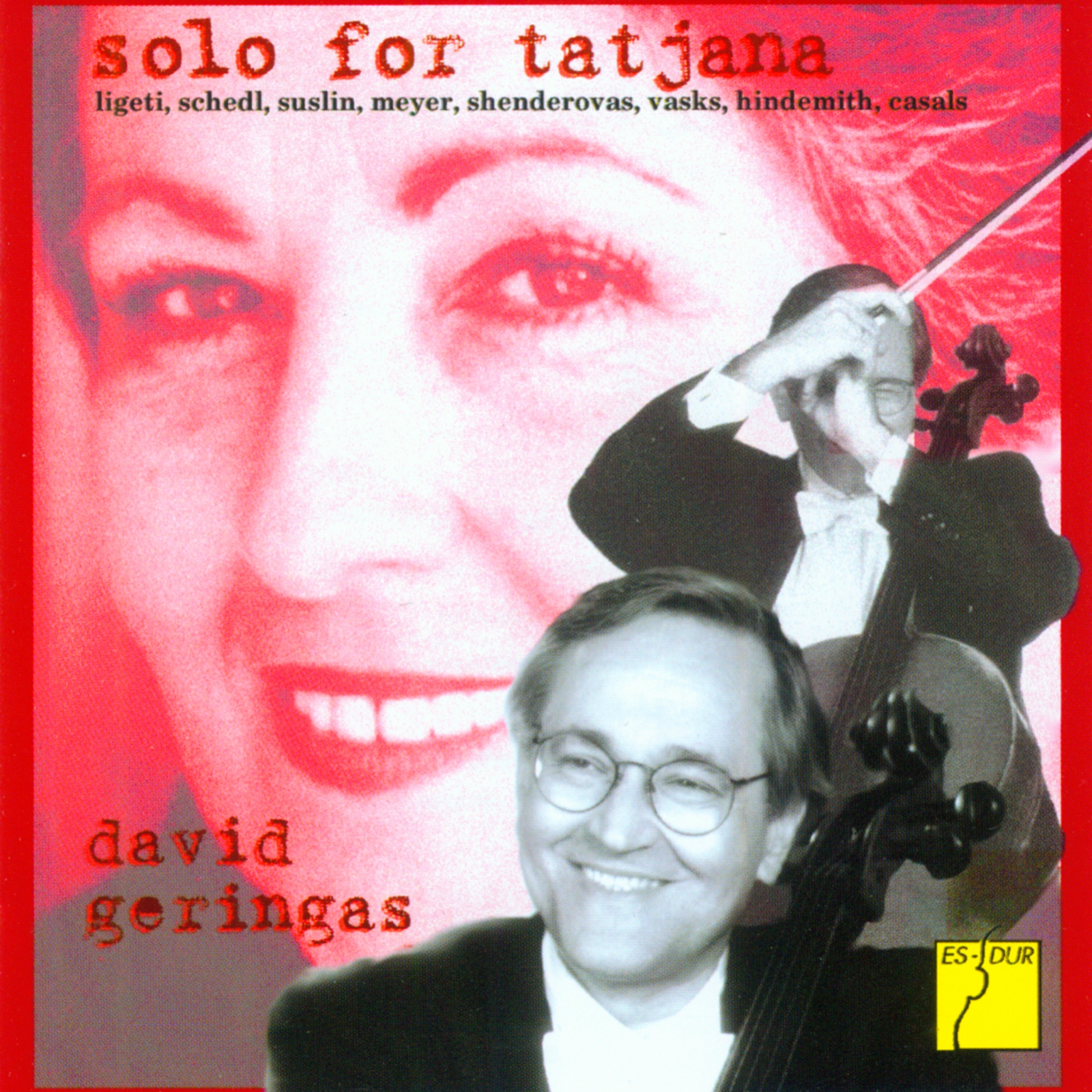 Solo for Tatjana - Work for Cello Solo album cover