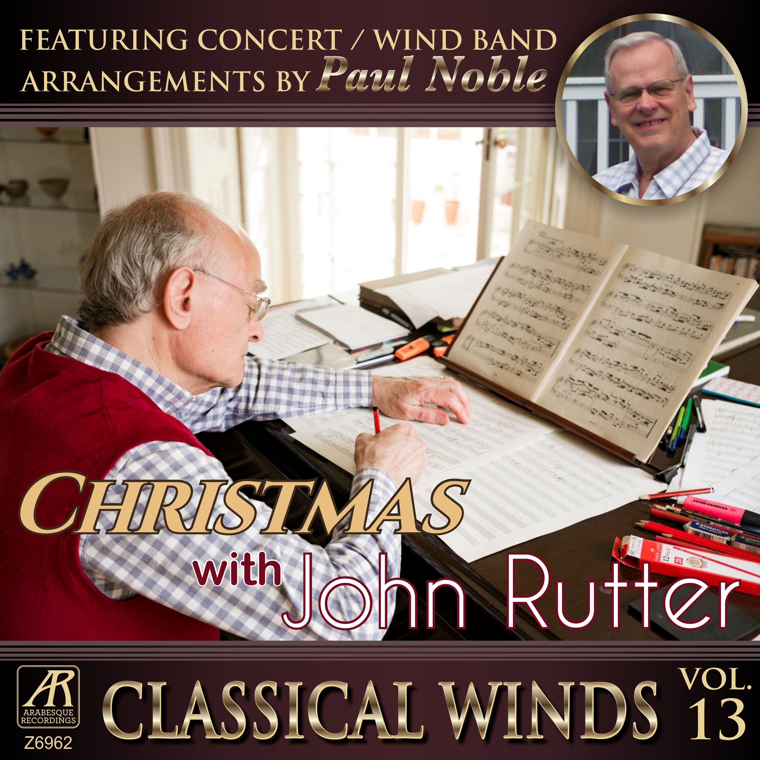 Classical Winds, Vol. 13: Christmas with John Rutter album cover