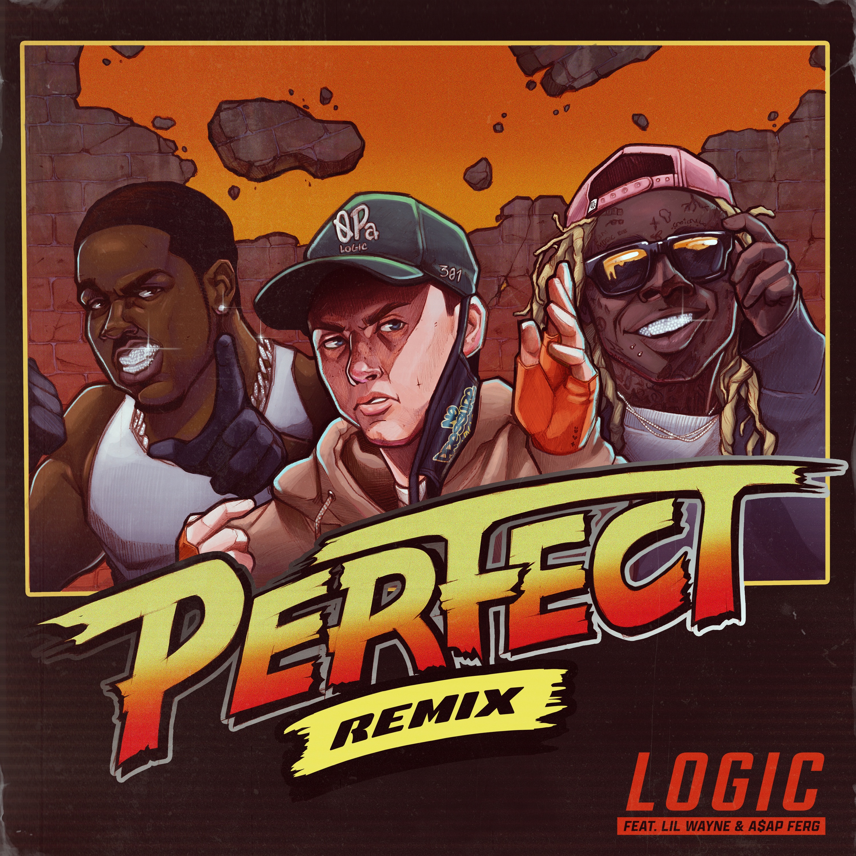 Perfect (Remix) [feat. Lil Wayne & A$AP Ferg] - Single album cover