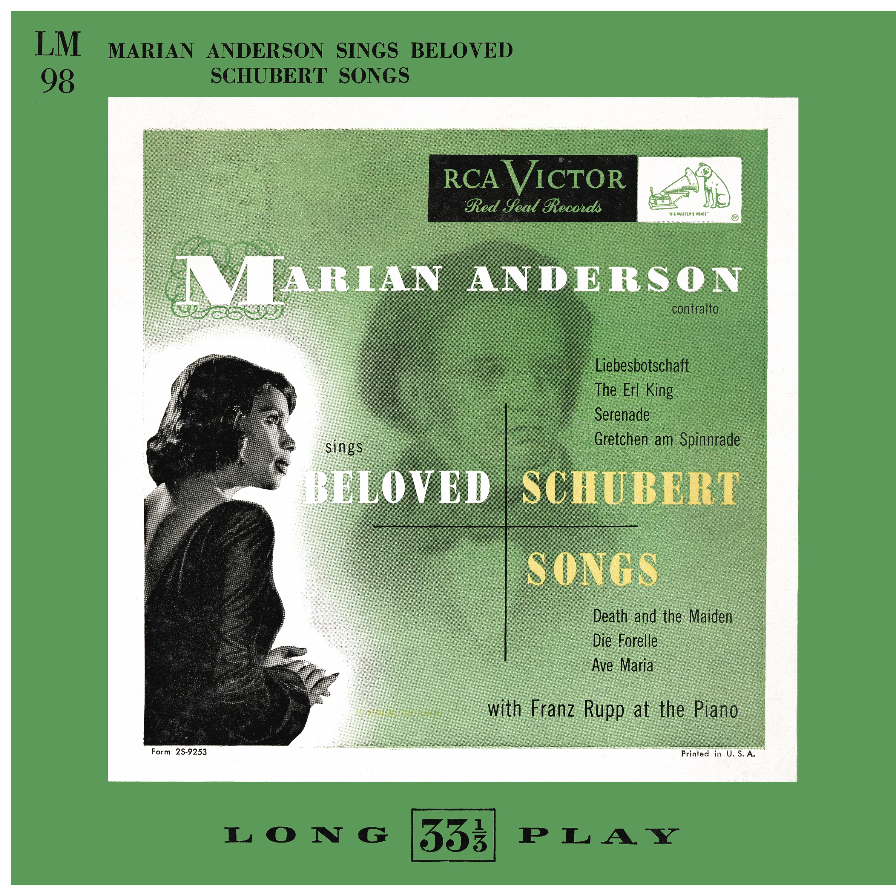 Marian Anderson Sings Schubert & Schumann Songs (2021 Remastered Version) album cover
