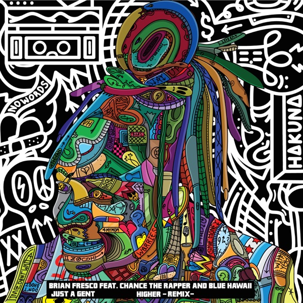 Higher (feat. Chance The Rapper & Blue Hawaii) [Remix] - Single album cover