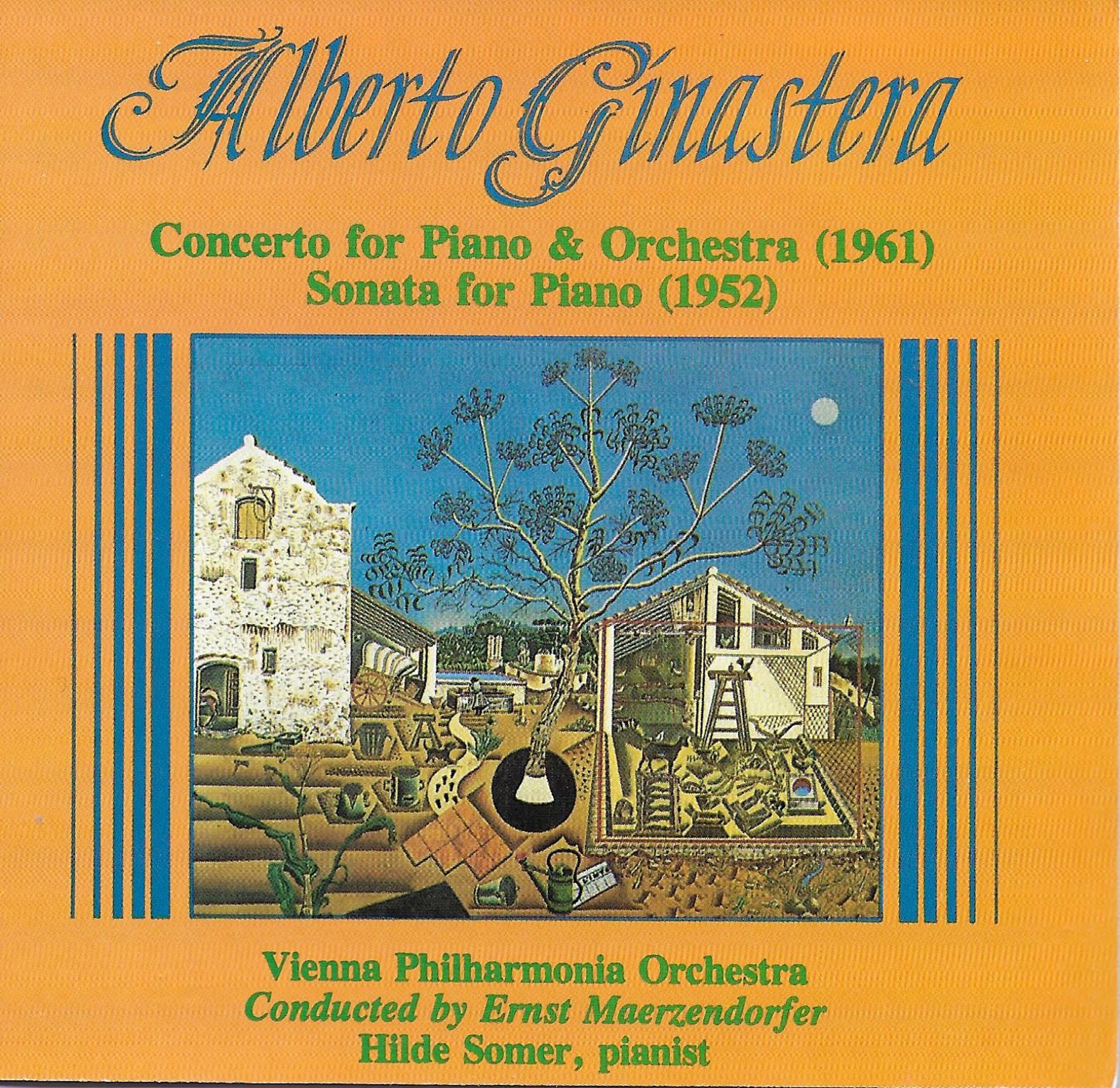 Ginastera: Piano Sonata No. 1 & Piano Concerto No. 1 album cover