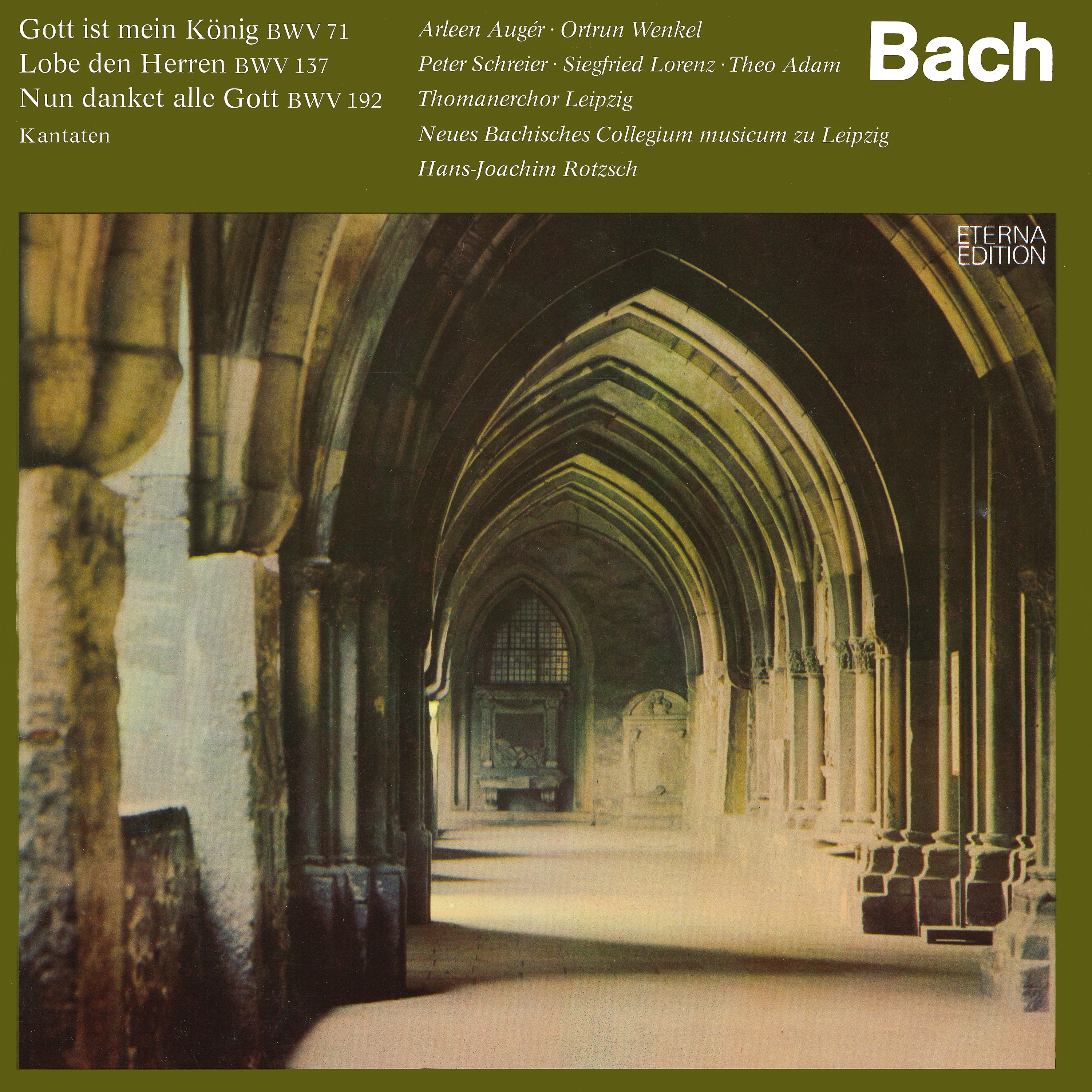 Bach: Gott ist mein König / Lobe den Herren / Nun danket alle Gott album cover