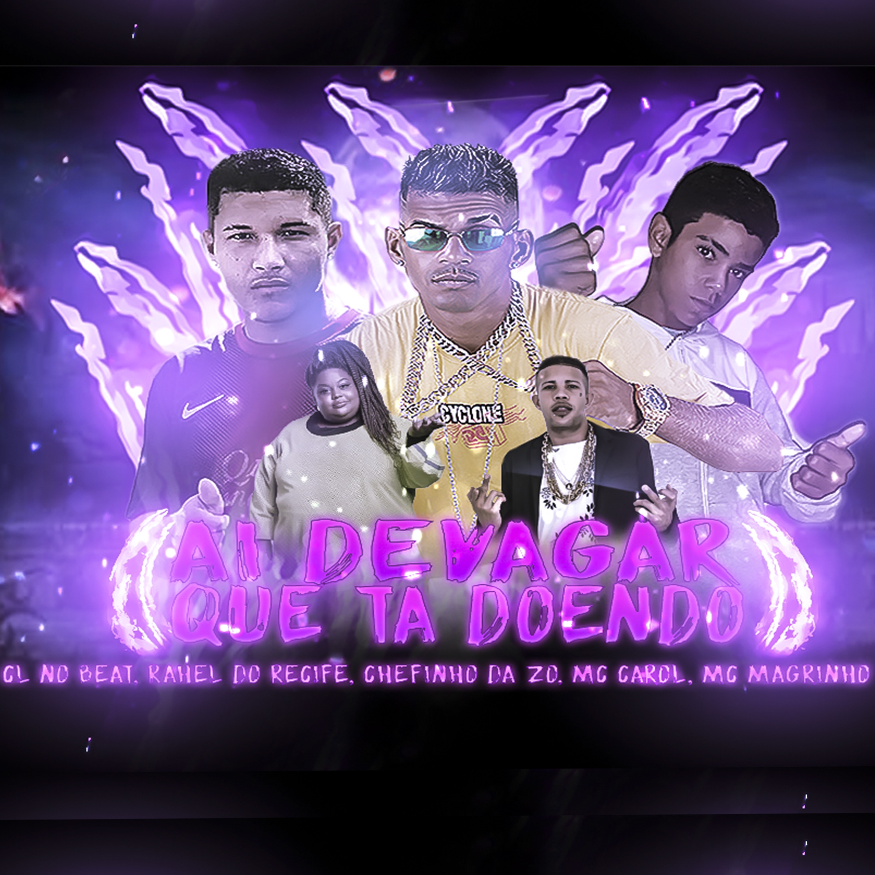 Ai Devagar Que Ta Doendo (Remix) [feat. Mc Magrinho & MC Carol] - Single album cover