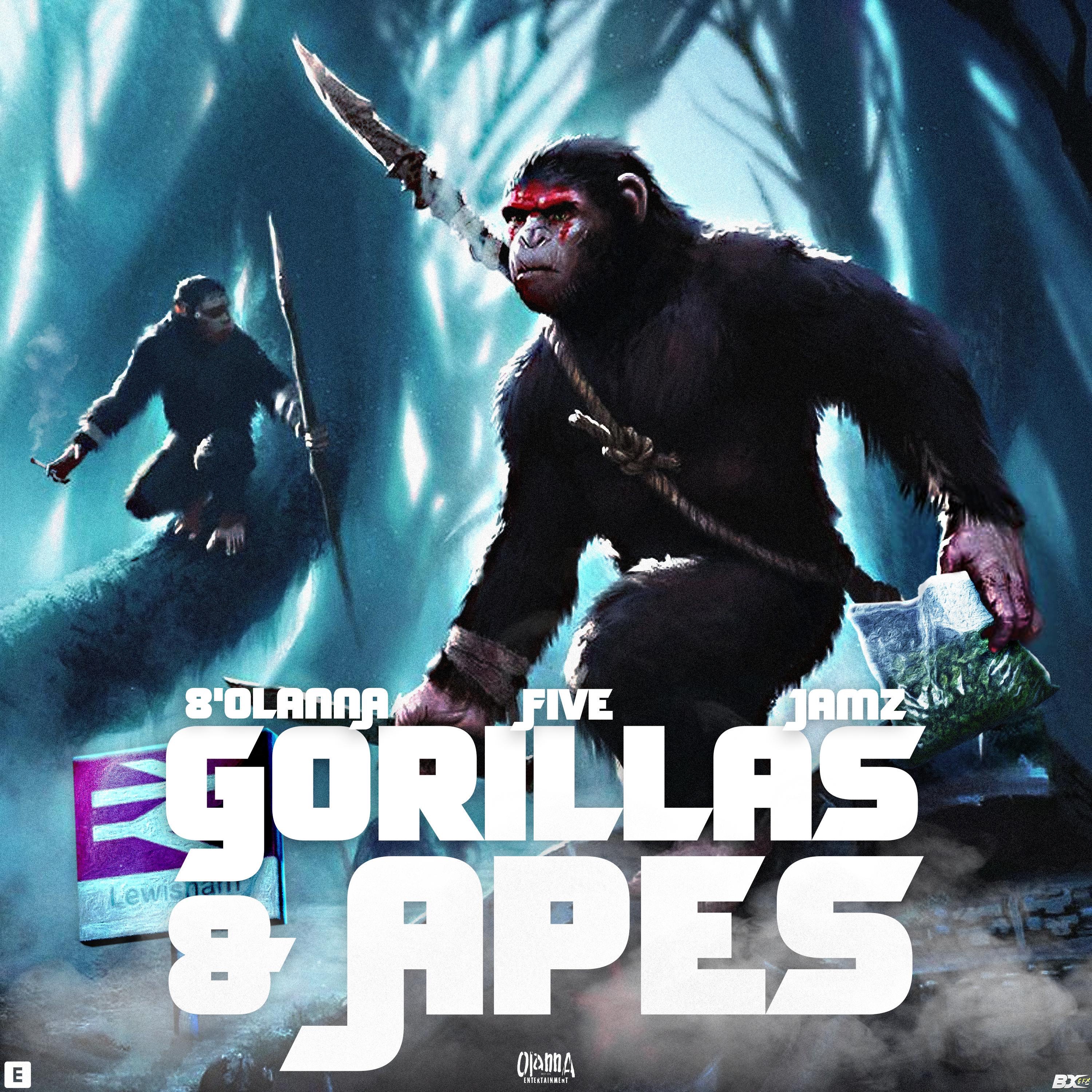 Gorillas & Apes (feat. Jamz & 5ive) - Single album cover