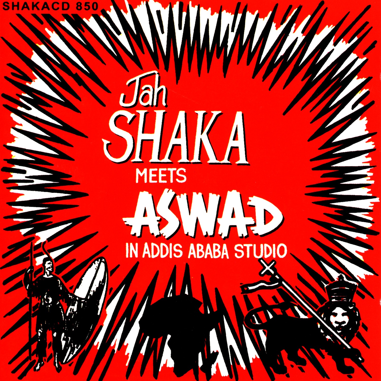 Jah Shaka Meets Aswad in Addis Ababa Studio album cover