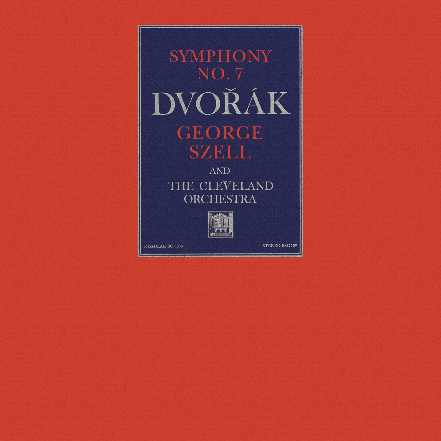 Dvorák: Symphony No. 7 in D Minor, Op. 70 album cover