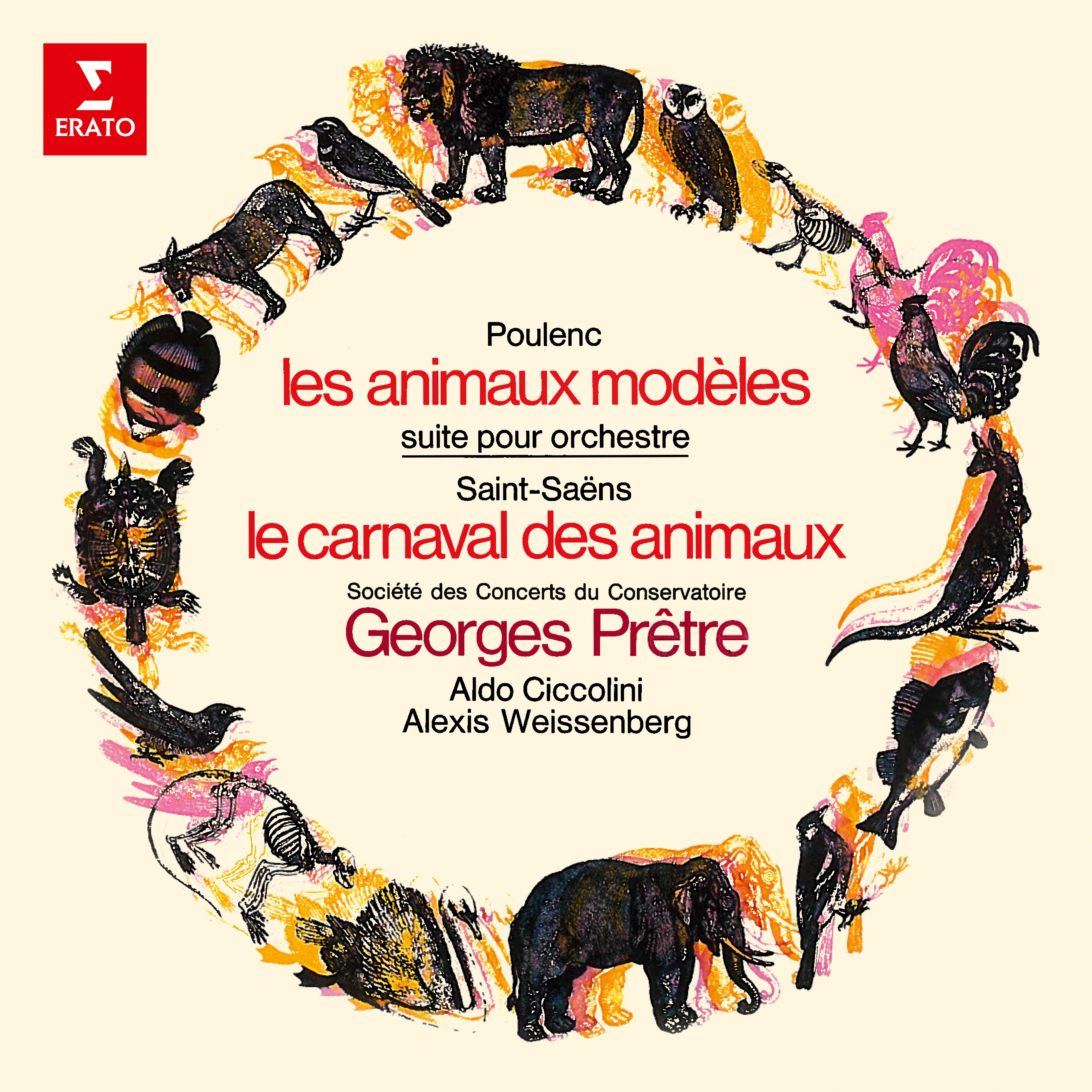 Poulenc: Les Animaux modèles - Saint-Saëns: Le Carnaval des animaux album cover