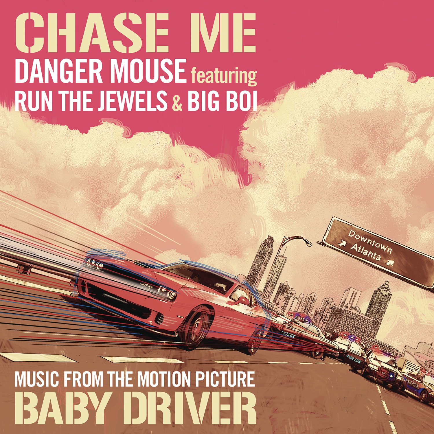 Chase Me (feat. Run The Jewels & Big Boi) [From "Baby Driver"] - Single album cover
