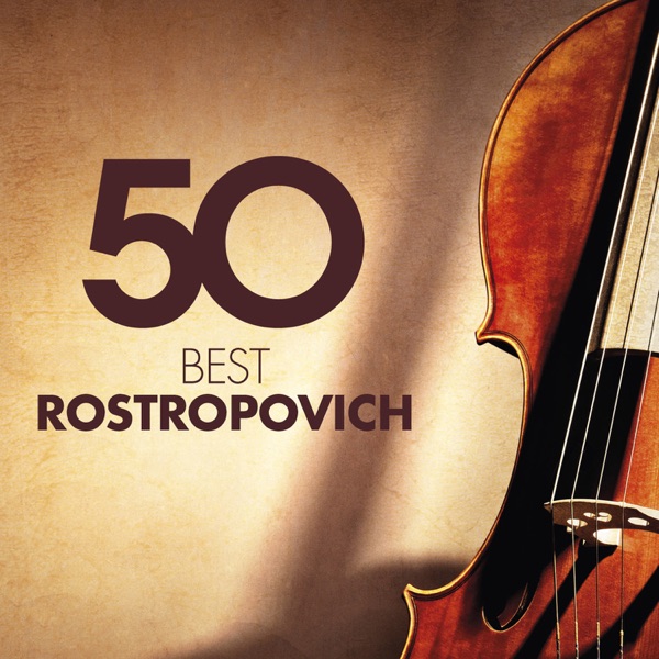 50 Best Rostropovich album cover