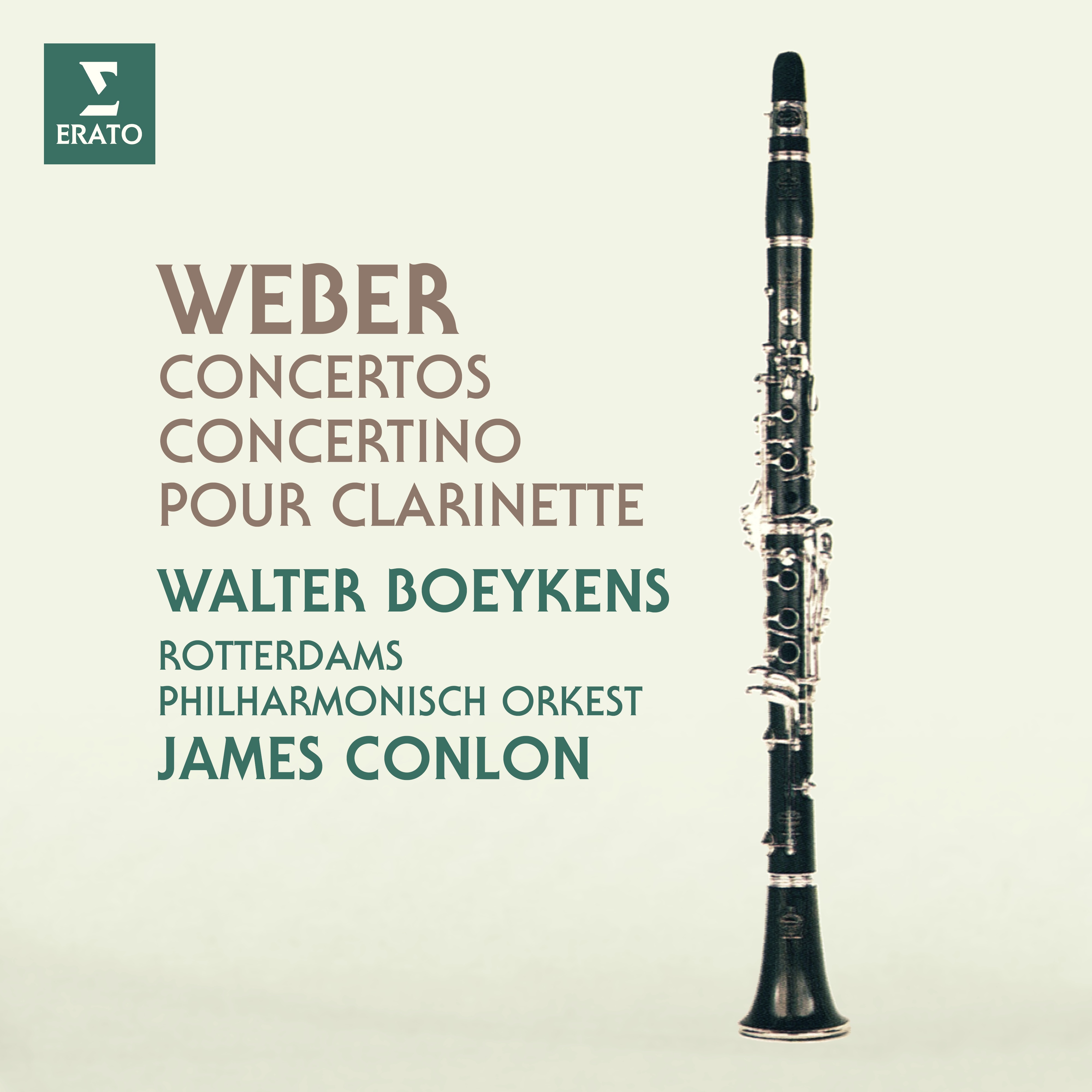 Weber: Concertos & Concertino pour clarinette album cover