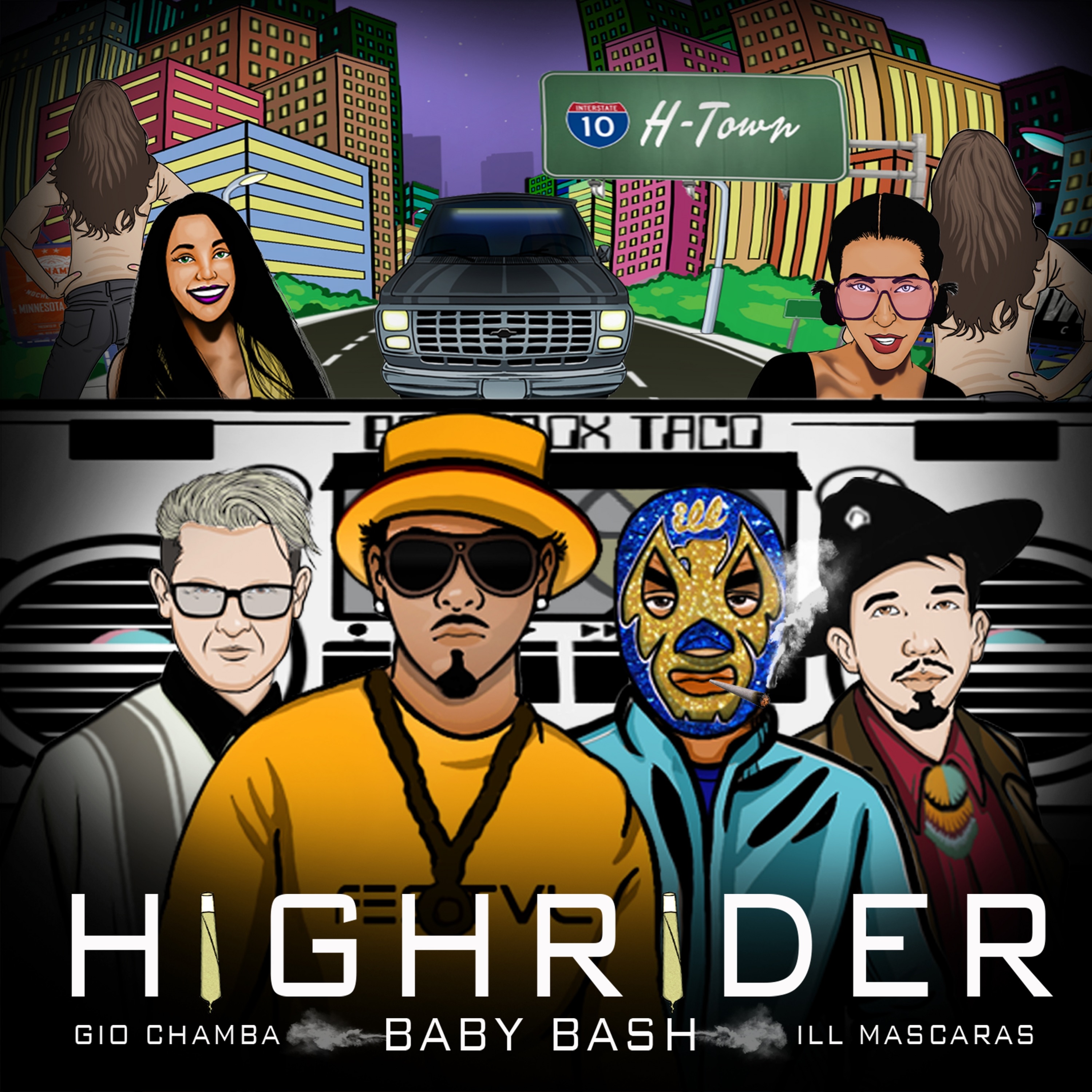 High Rider (Remix) [feat. Baby Bash & Ill Mascaras] - Single album cover