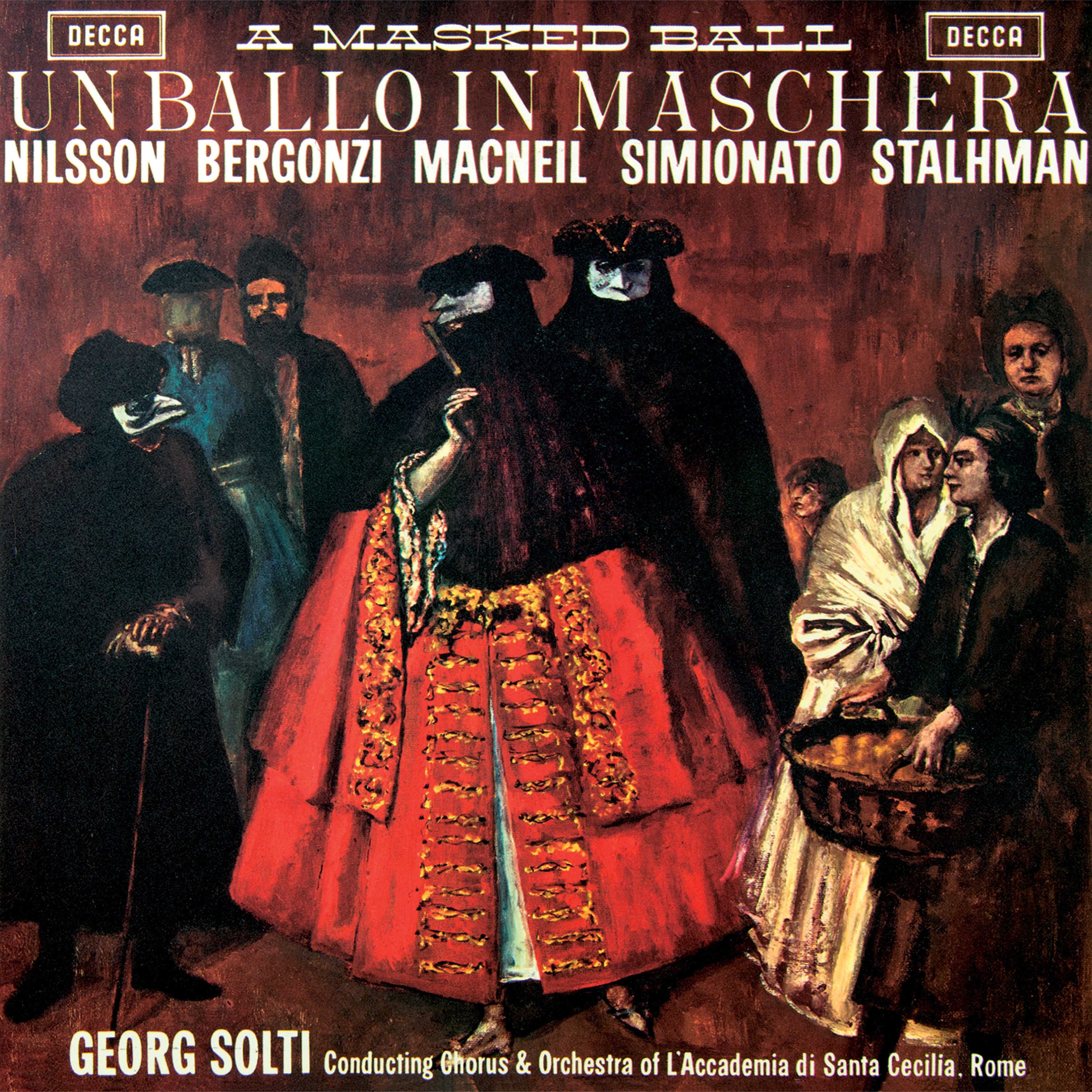 Verdi: Un ballo in maschera album cover
