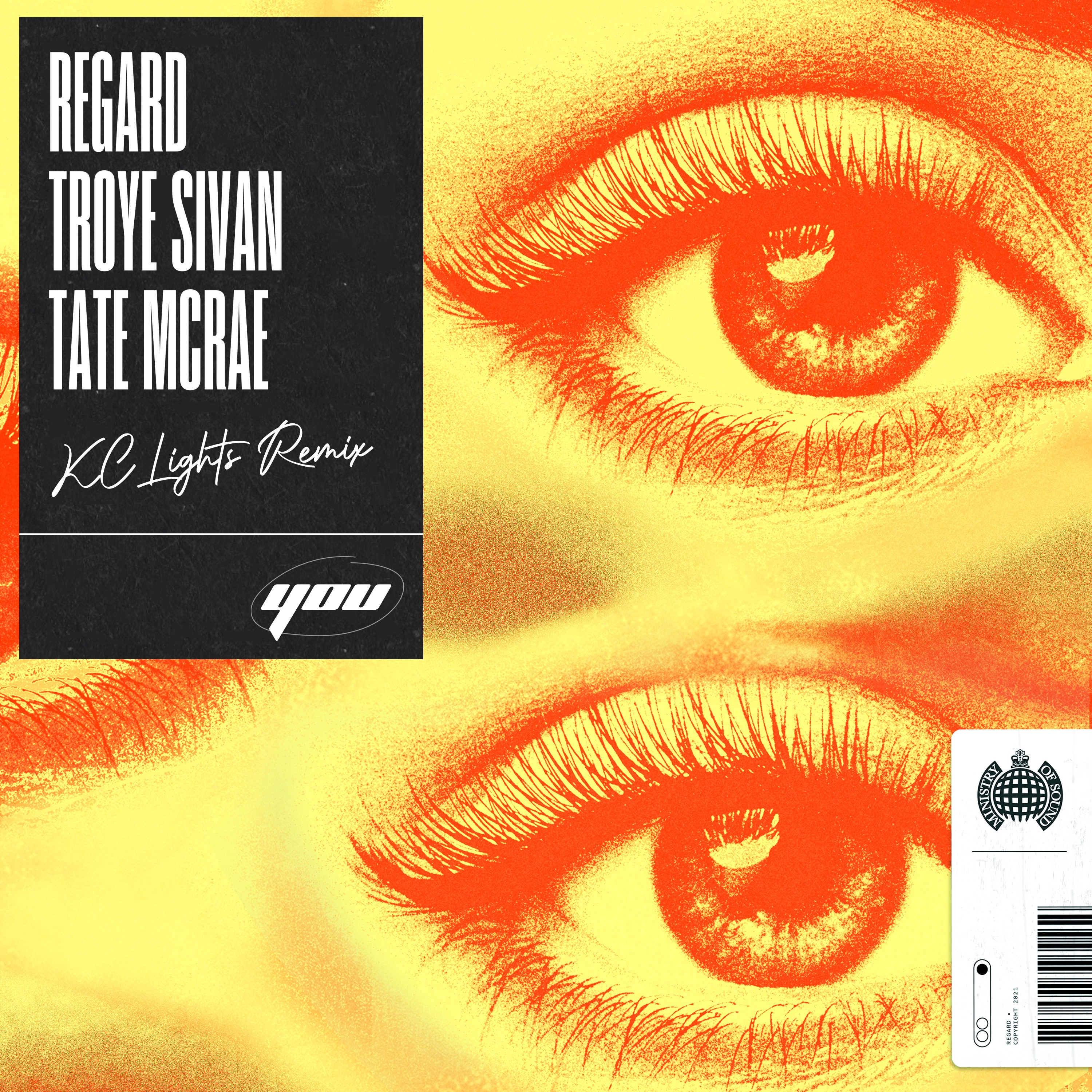 You (feat. Tate McRae) [KC Lights Remix] - Single album cover