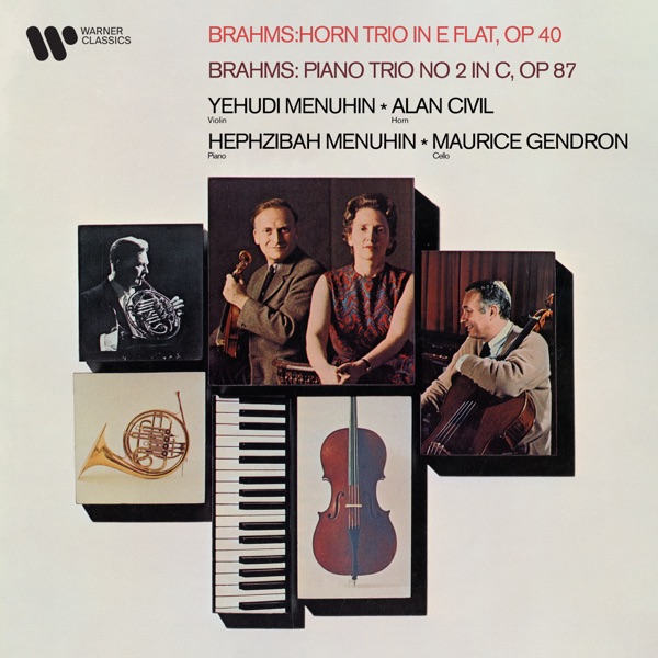 Brahms: Horn Trio, Op. 40 & Piano Trio No. 2, Op. 87 album cover