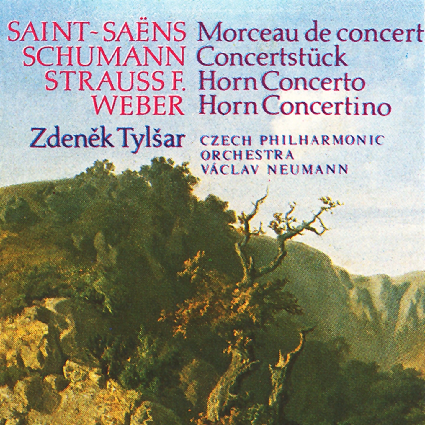 Weber: Concertino in E Minor - Strauss: Horn Concerto in C Minor - Saint-Saëns: Morceau de concert - album cover
