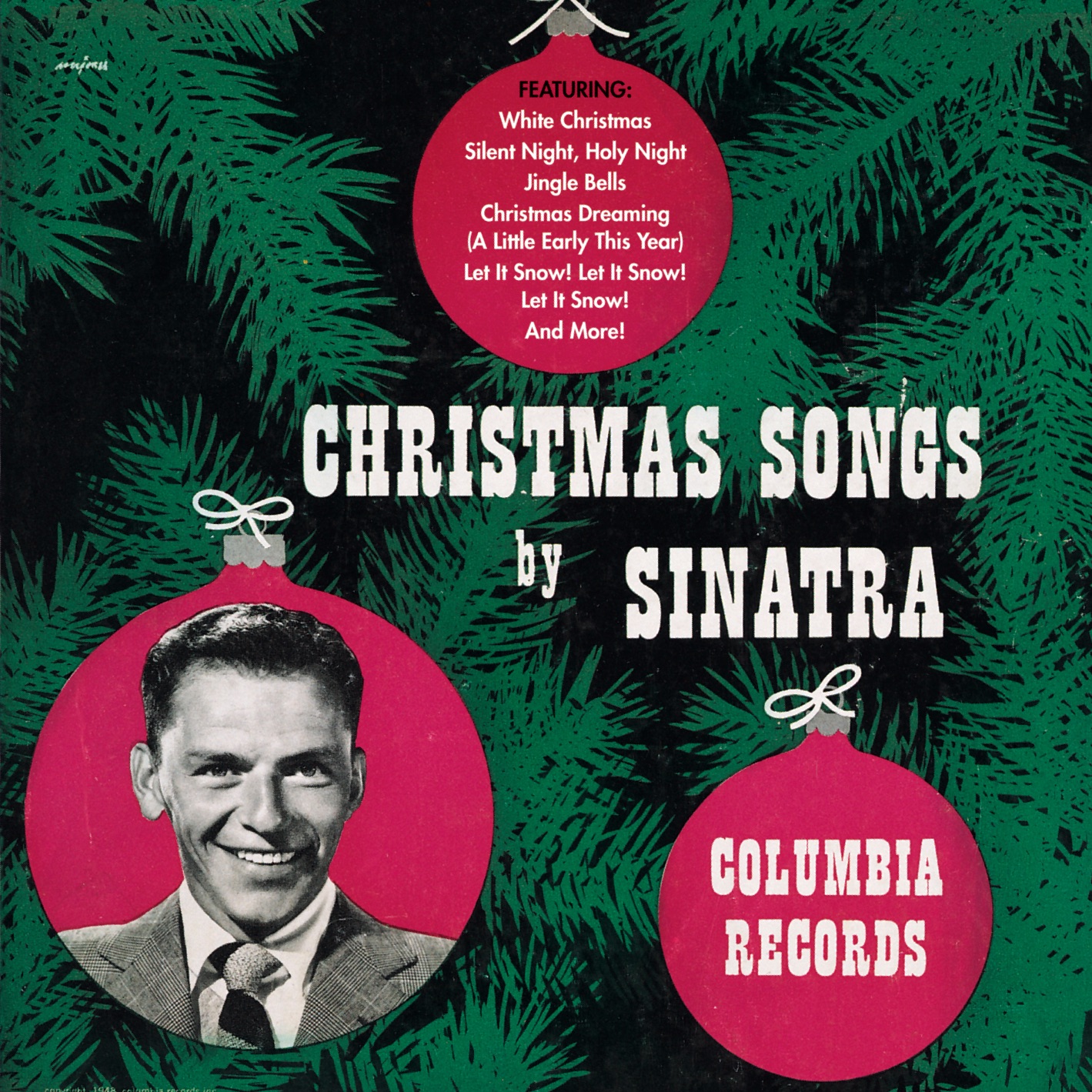 Christmas Songs by Sinatra album cover