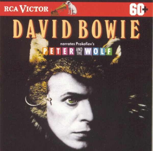 David Bowie Narrates Prokofiev's Peter and the Wolf album cover