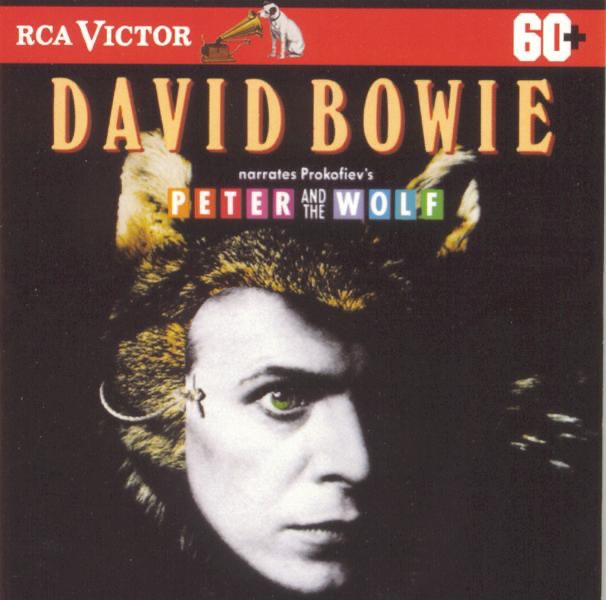 David Bowie Narrates Prokofiev's Peter and the Wolf album cover