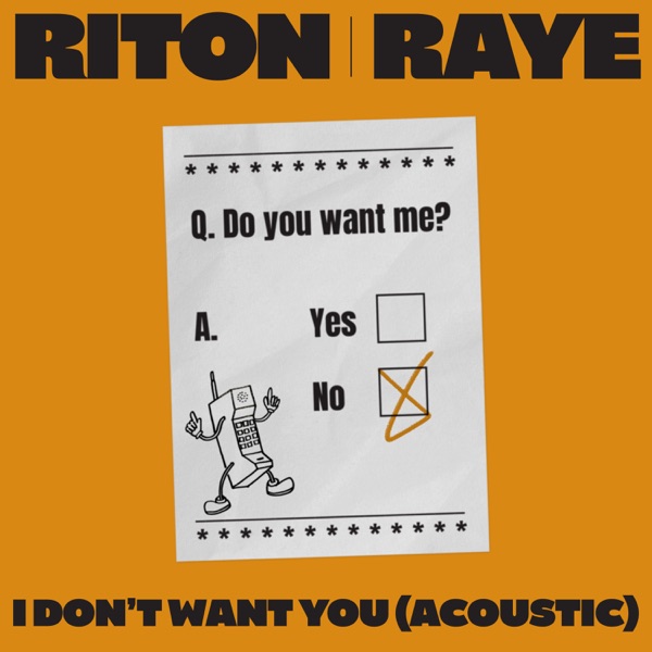 I Don't Want You (Acoustic) - Single album cover