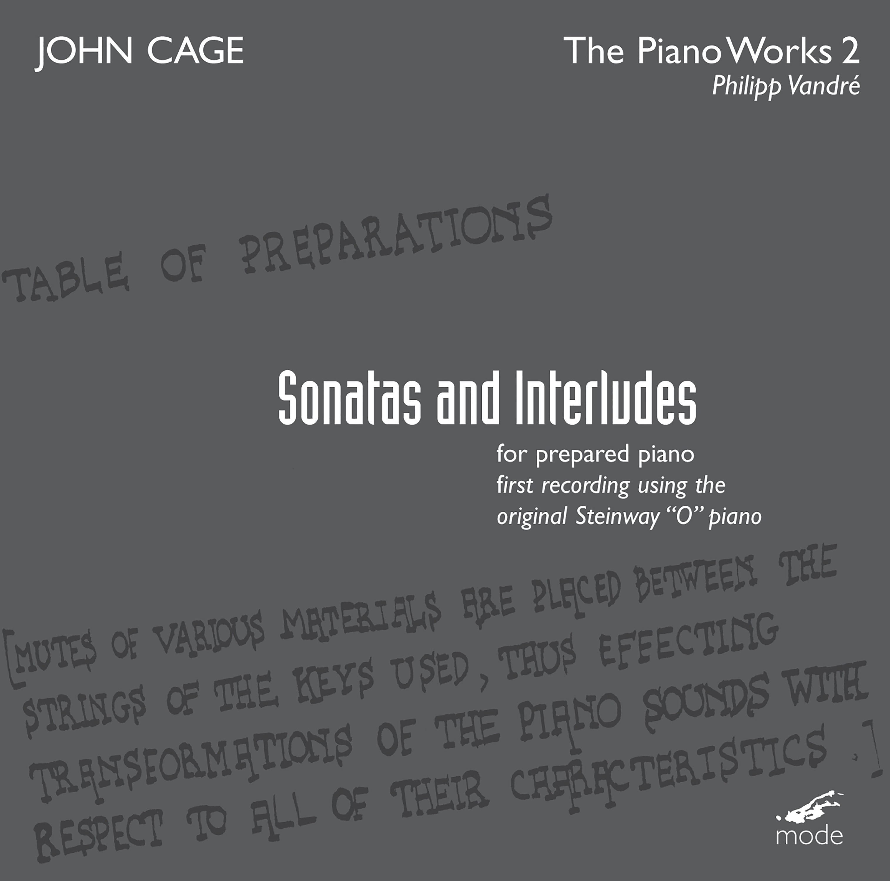Cage: Sonatas & Interludes for Prepared Piano album cover
