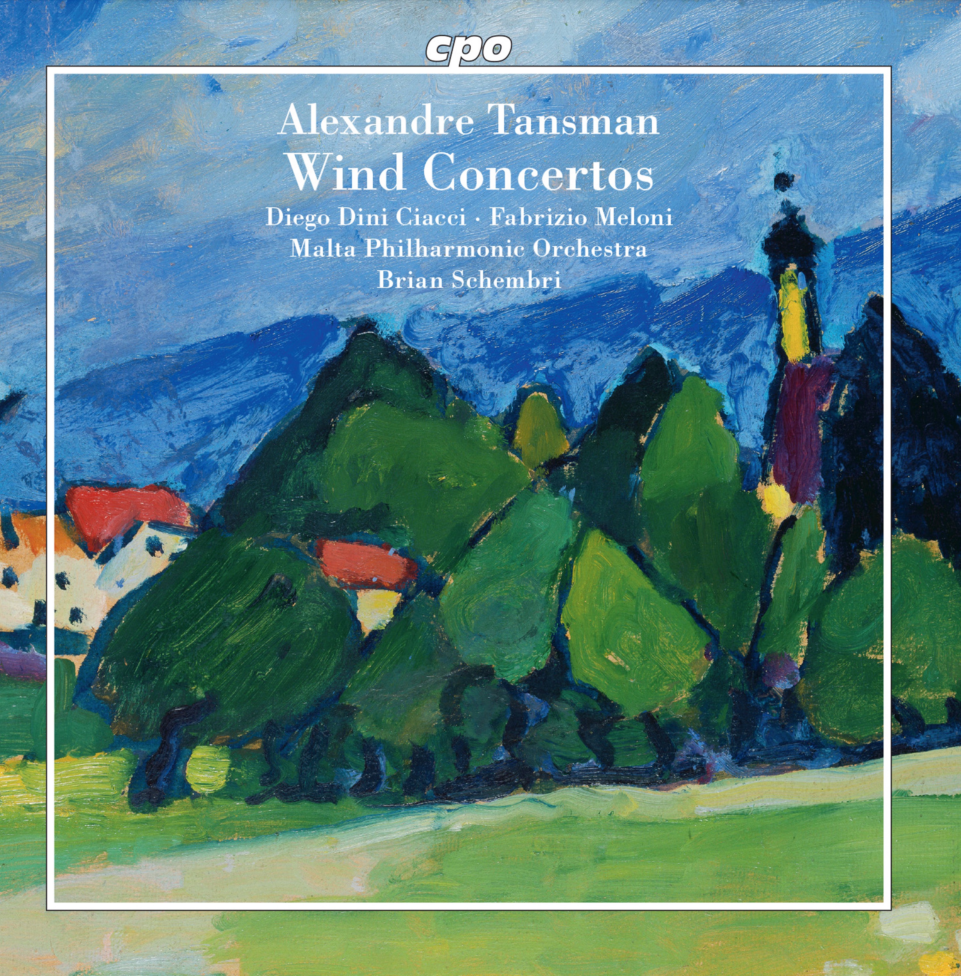 Tansman: Wind Concertos album cover