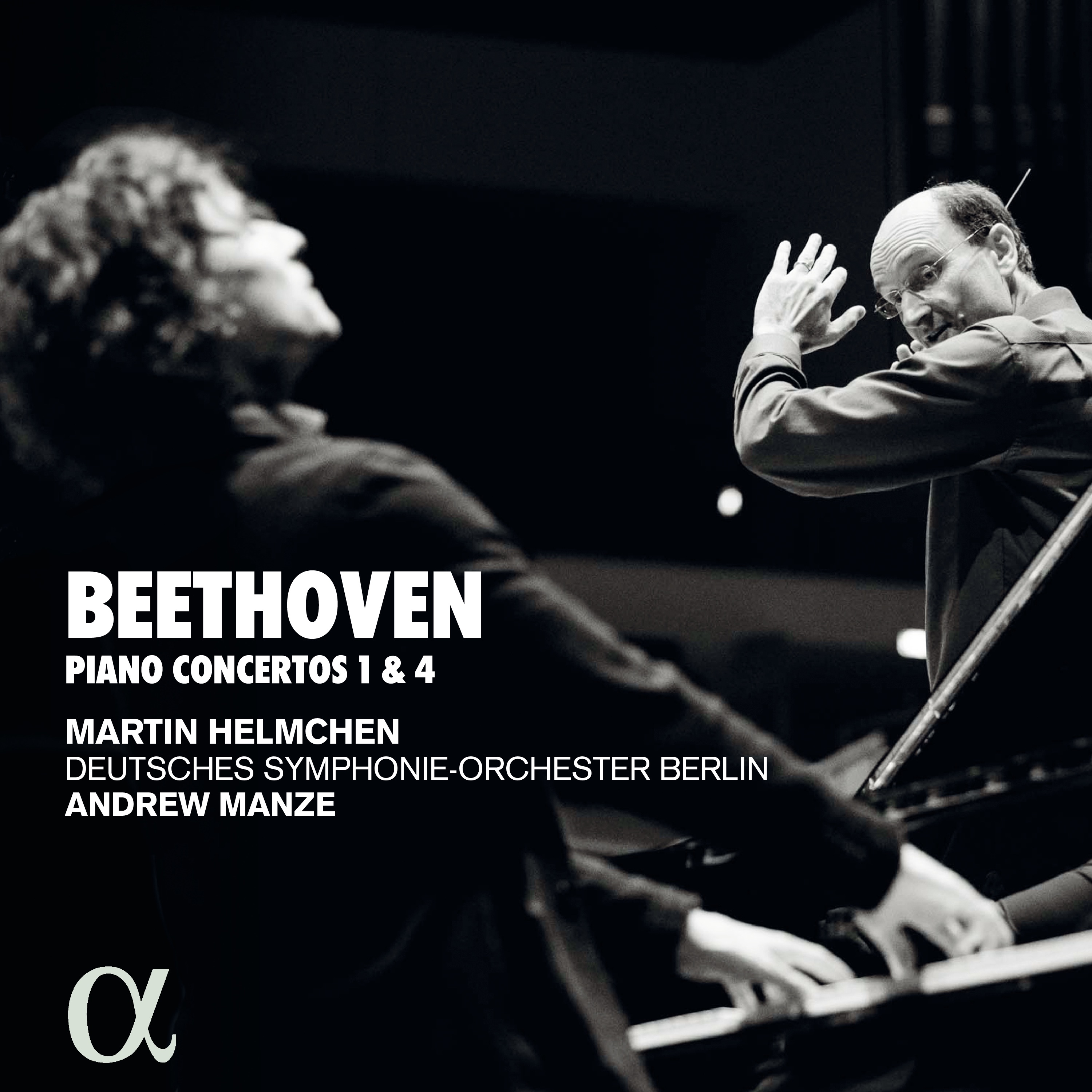 Beethoven: Pianos concertos 1 & 4 album cover