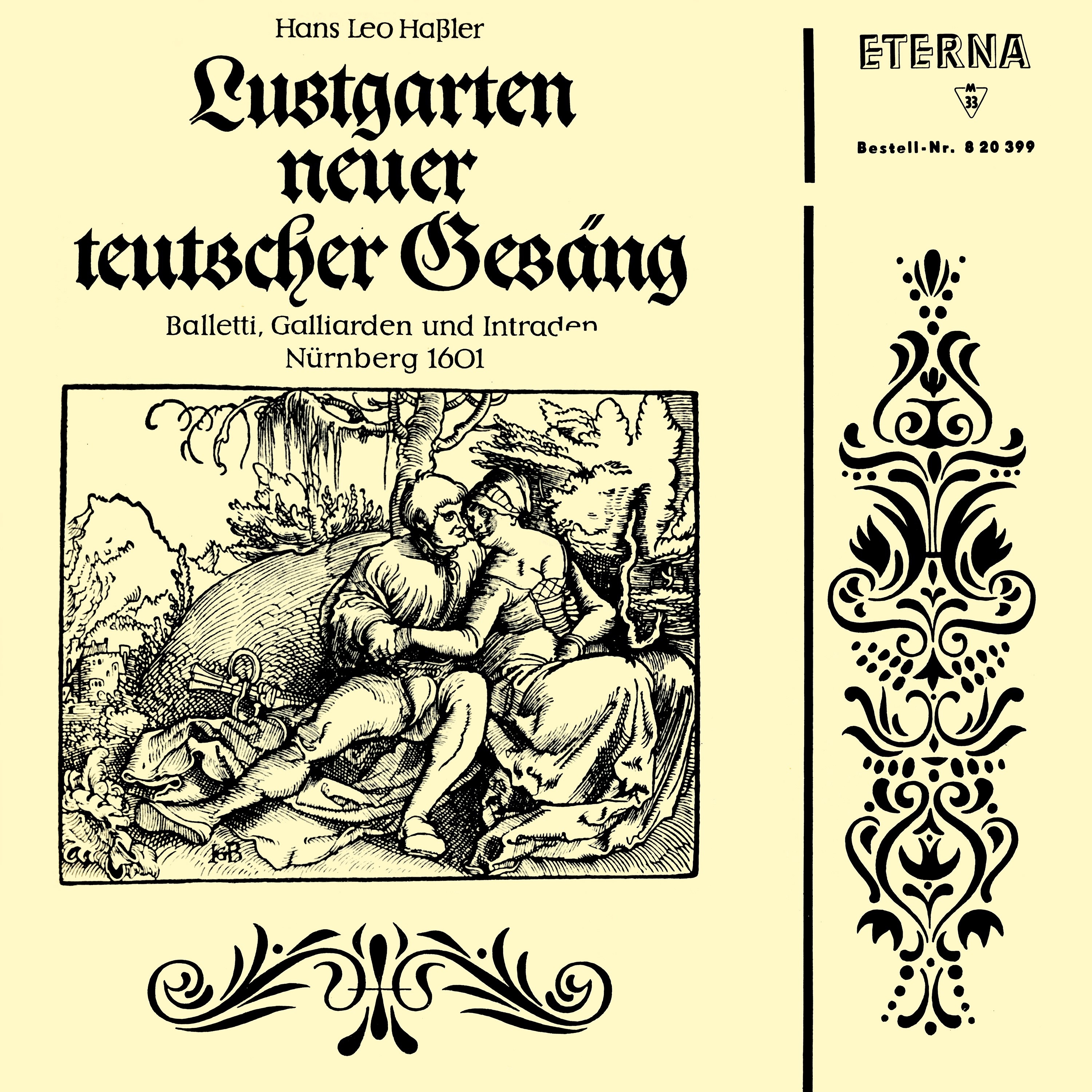 Hassler: Lustgarten Neuer Teutscher Gesang, Balletti, Gaillarden Und Intraden album cover