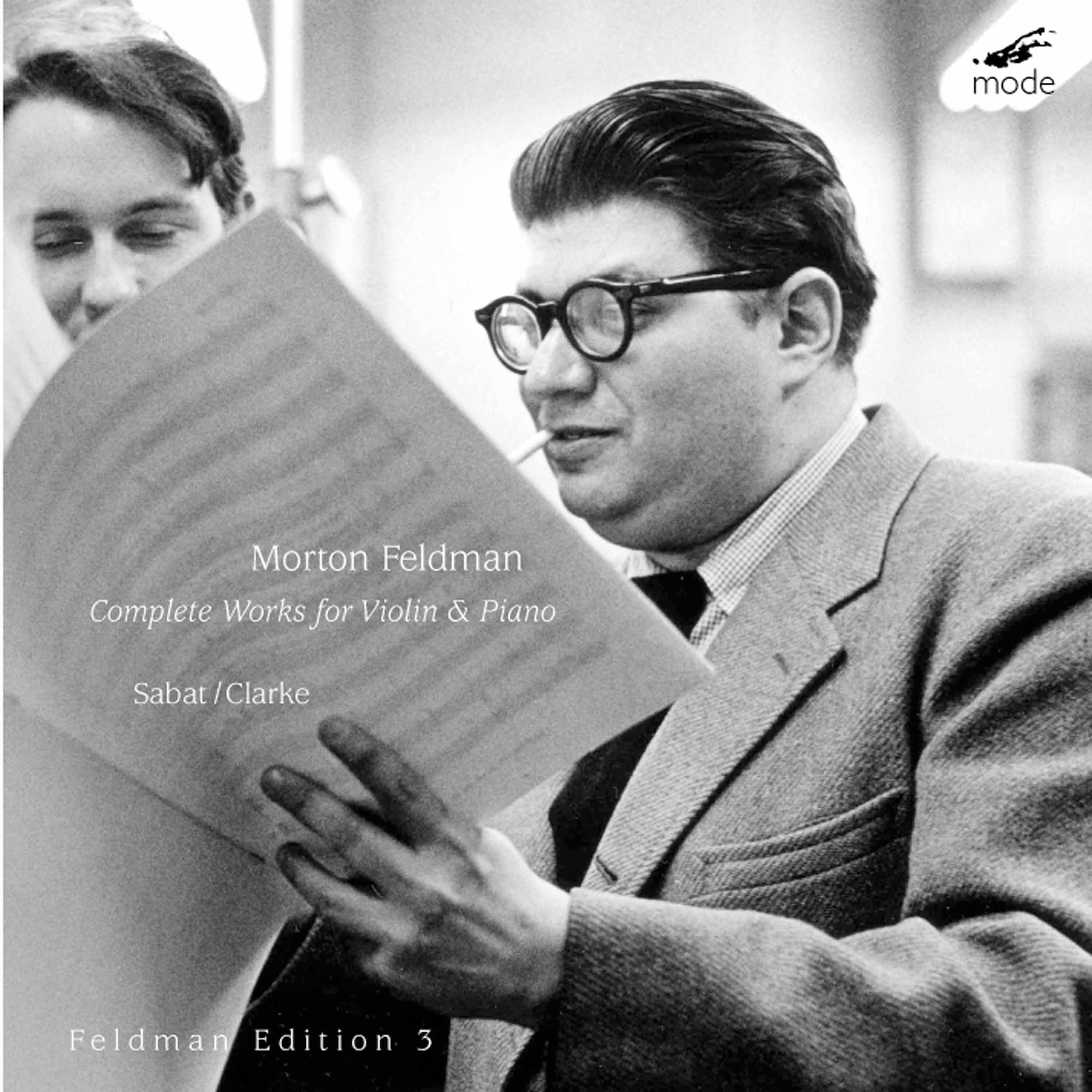 Feldman, Vol. 3: Complete Music for Violin & Piano album cover