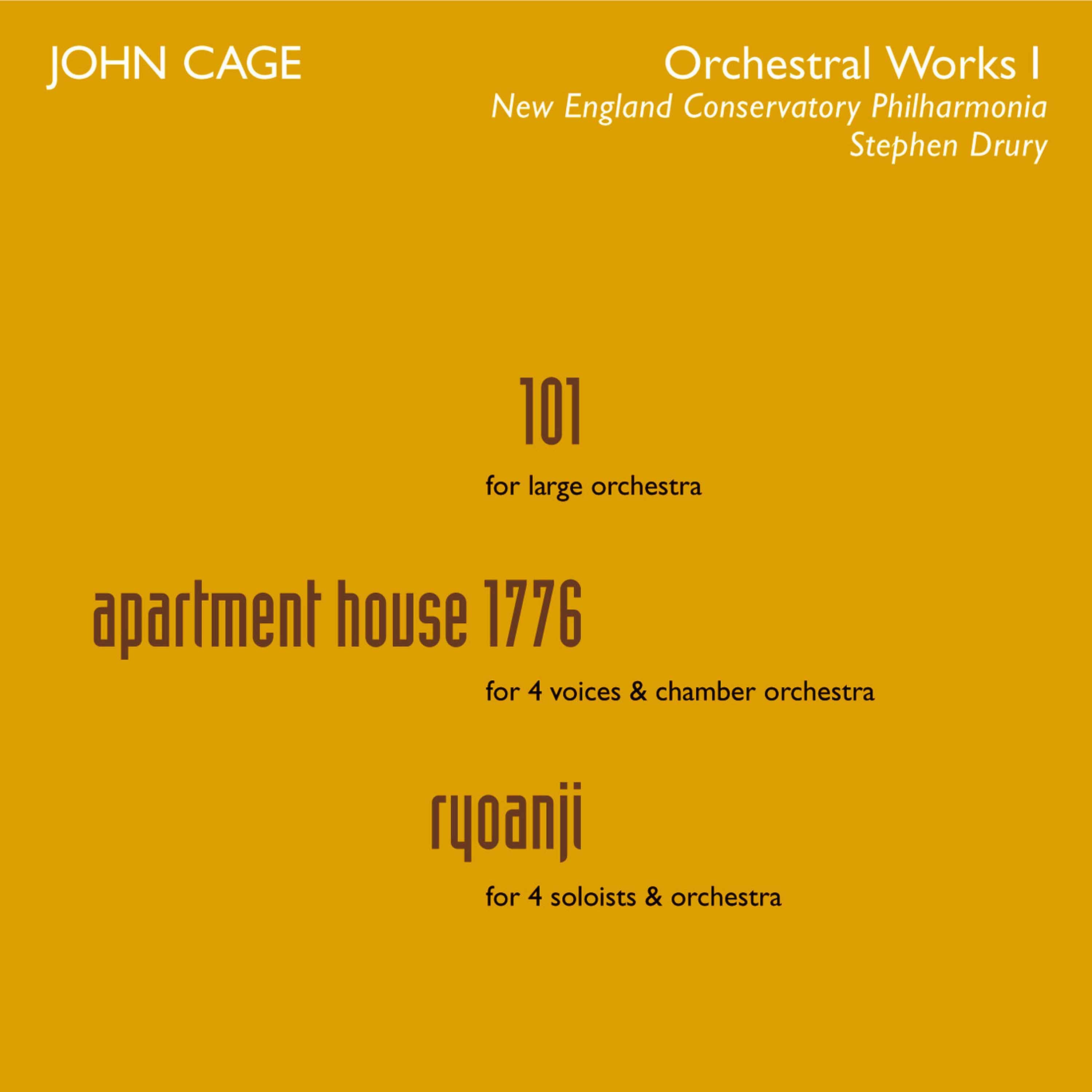Cage: Orchestral Works 1 album cover